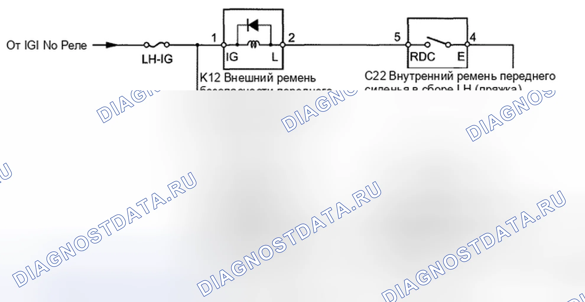 Рис. 2: СХЕМА СИСТЕМЫ. Toyota Land Cruiser 200