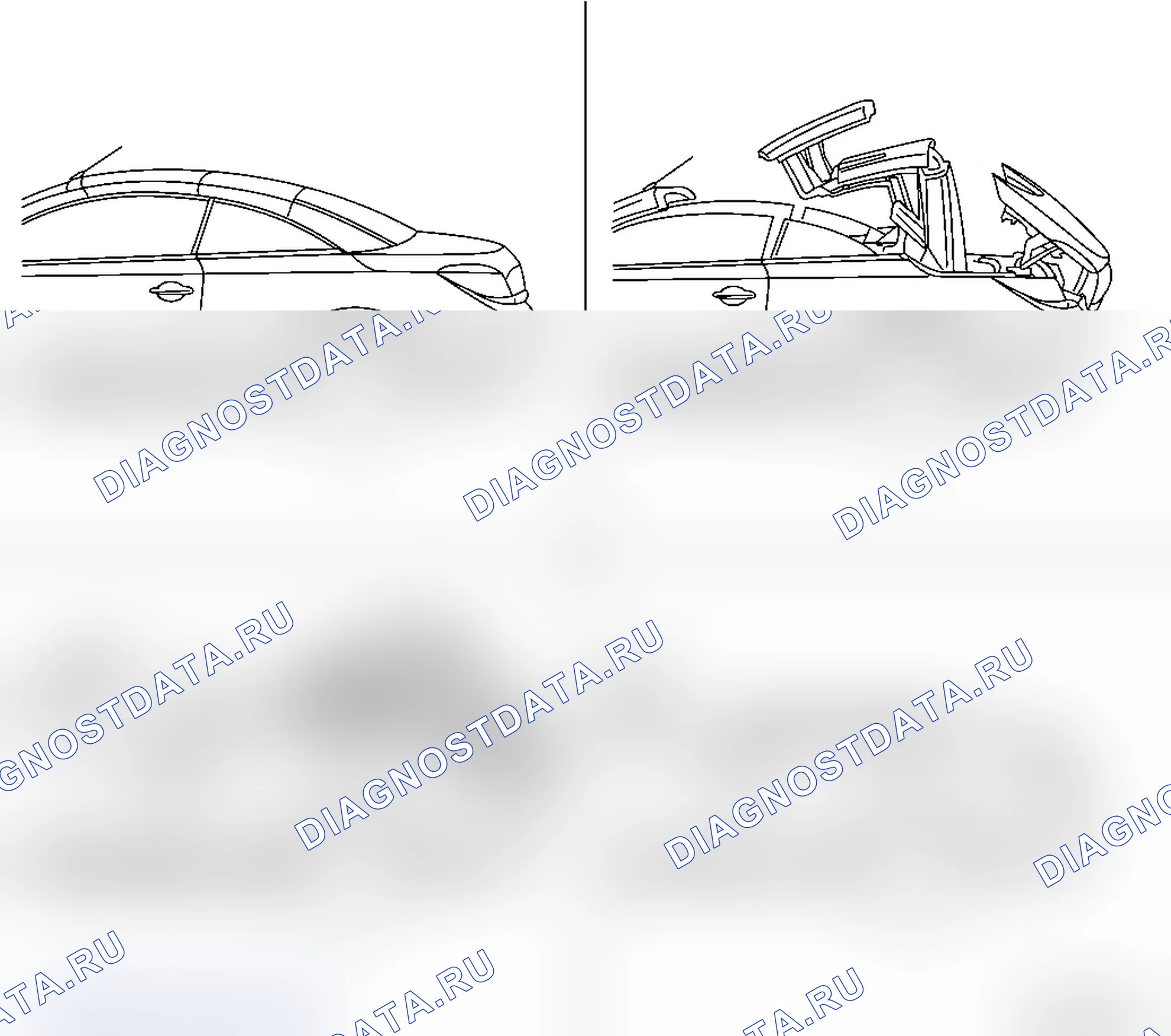 Общие указания по обслуживанию жесткой складной крыши. Opel Astra H