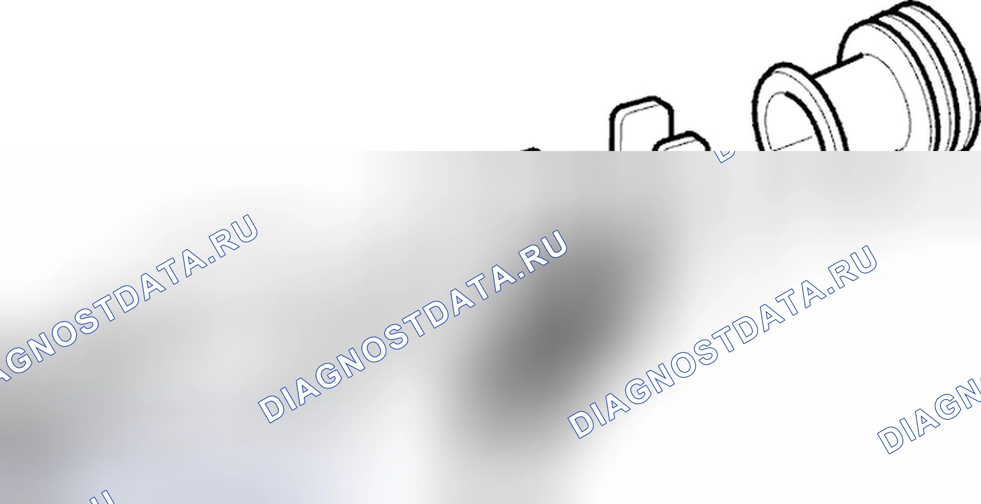 Рис. 285: Уплотнение SWS для кабельных клемм. Volvo C70 I