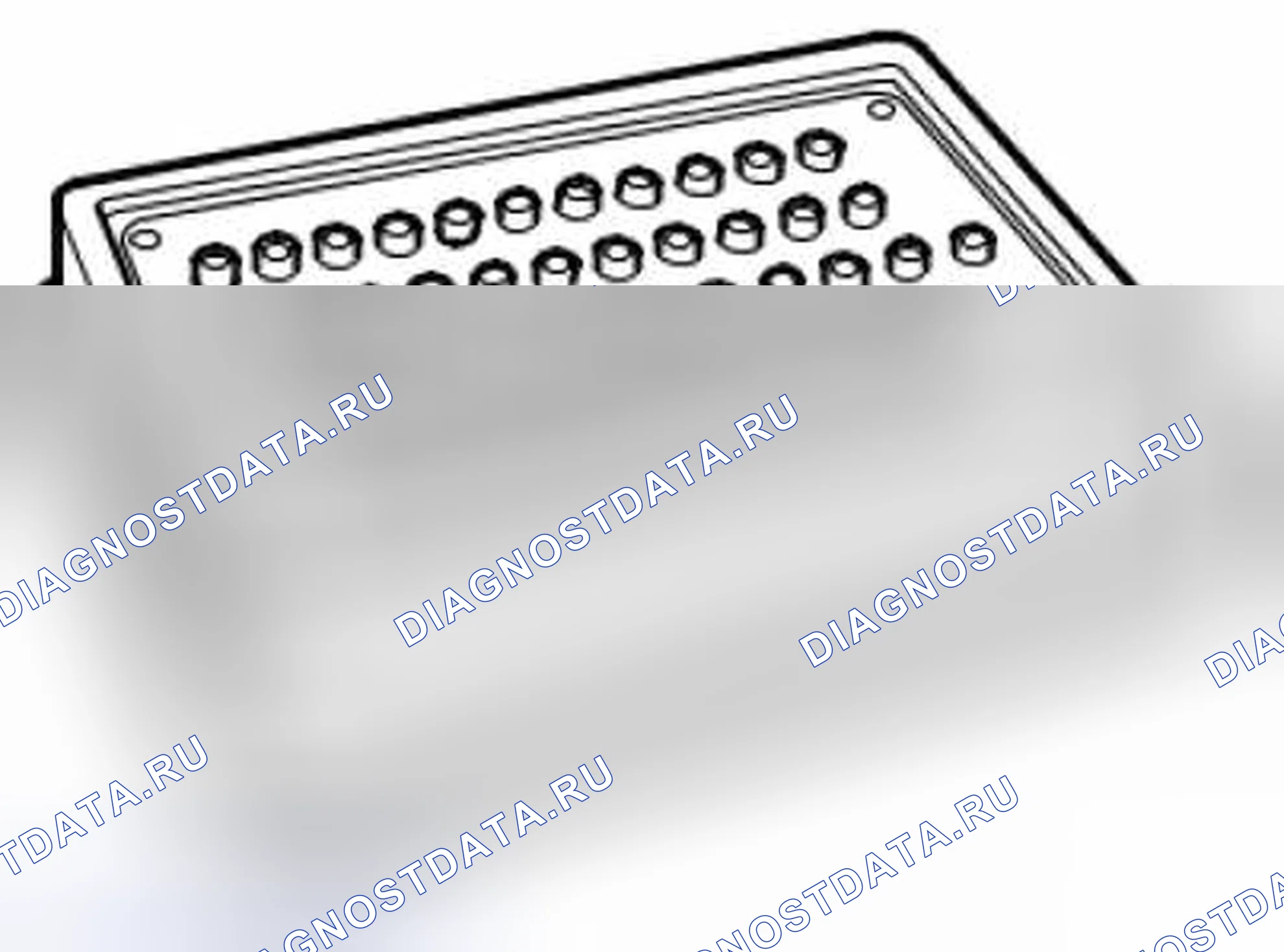 Рис. 197: 86 12 202 break-out box (тестер-адаптер), 120-КОНТАКТНЫЙ. Kia Picanto III