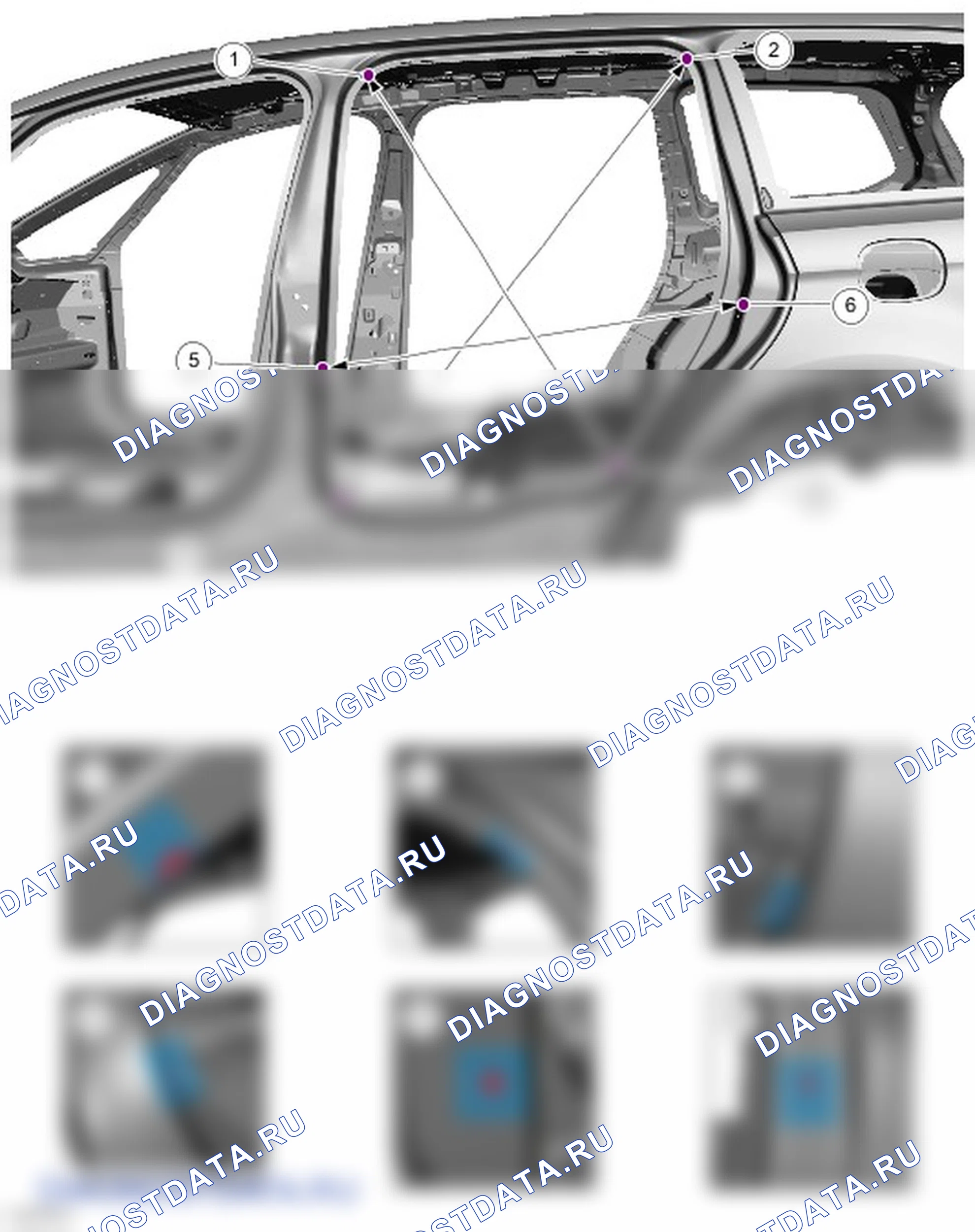 Как проверить зазоры рамы. Ford Galaxy III