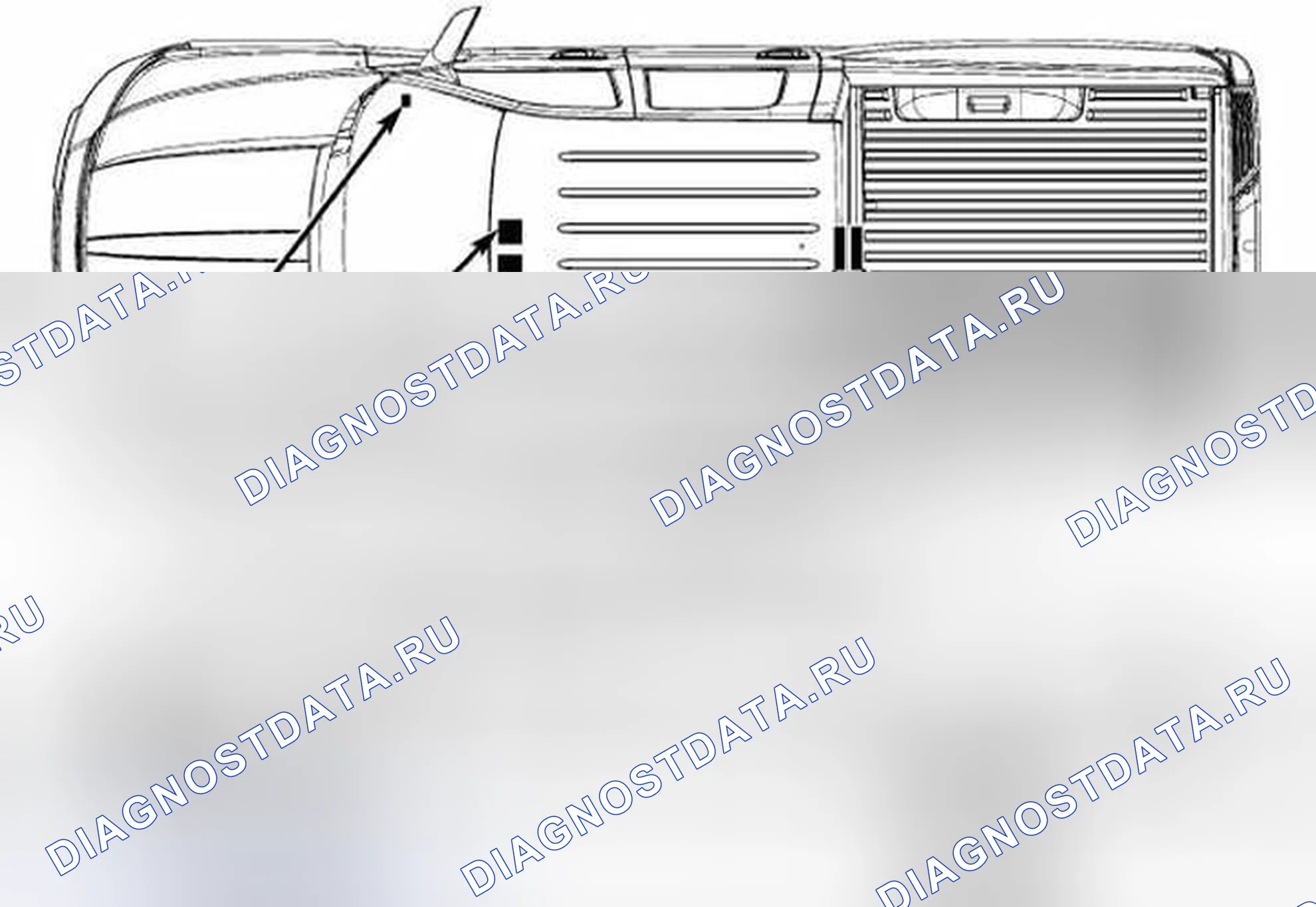 Рис. 1: ОПИСАНИЕ внутреннего освещения. Dodge Dakota III рестайлинг