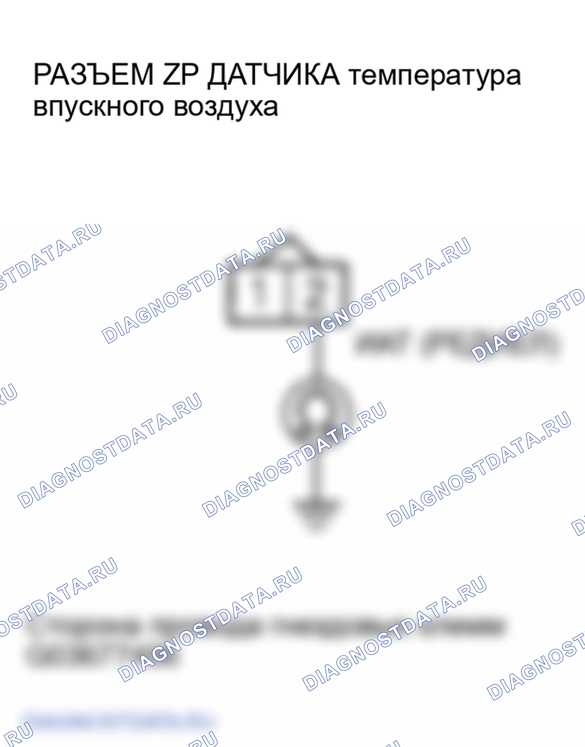Рис. 61: P0112 расшифровка кода ошибки: низкое напряжение цепи датчика температура впускного воздуха. Honda Element I