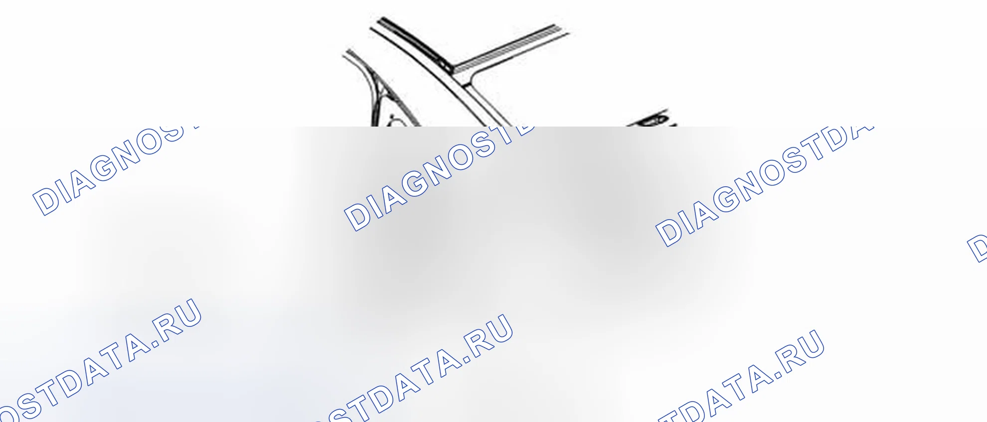 Рис. 65: Замена эмблемы задней аппликации окна четверти (основание). Chevrolet Impala IX