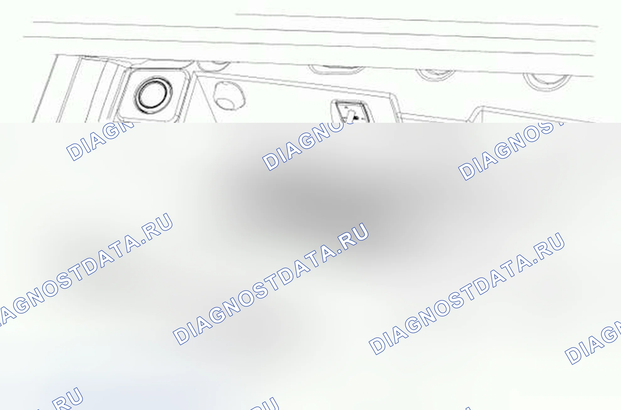 Рис. 144: Воздушный фильтр кабины. Hyundai ix55 I