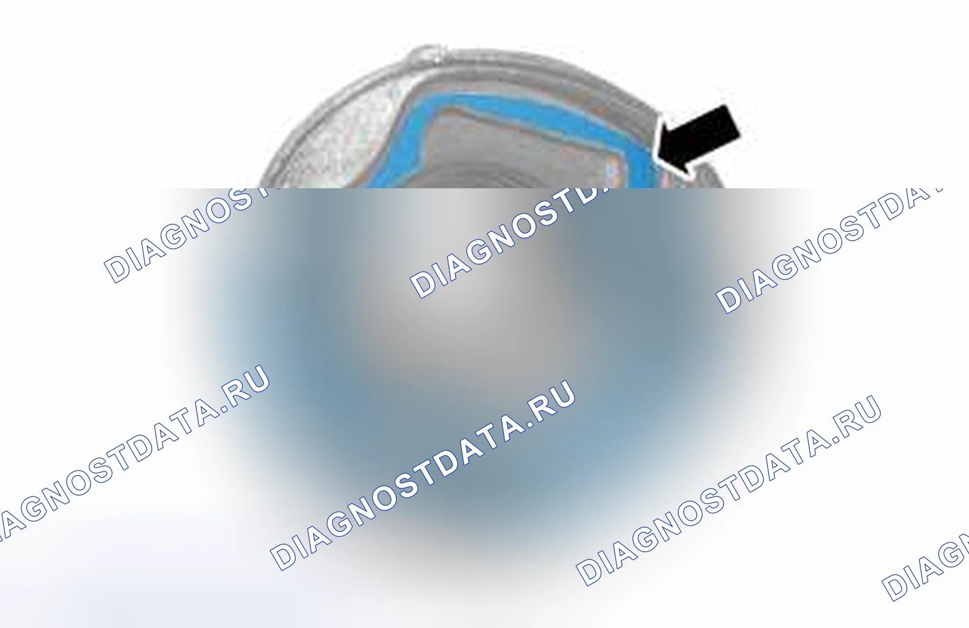 Рис. 98: УСТАНОВКА. Volvo S80 II
