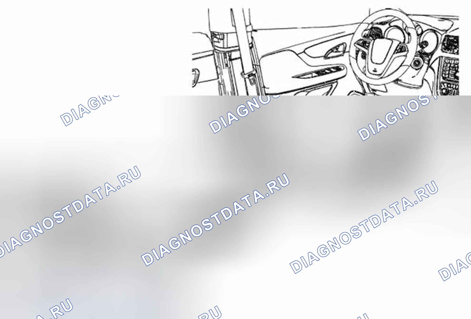Рис. 13: Замена датчика бокового удара подушки безопасности (Encore). Buick Encore I