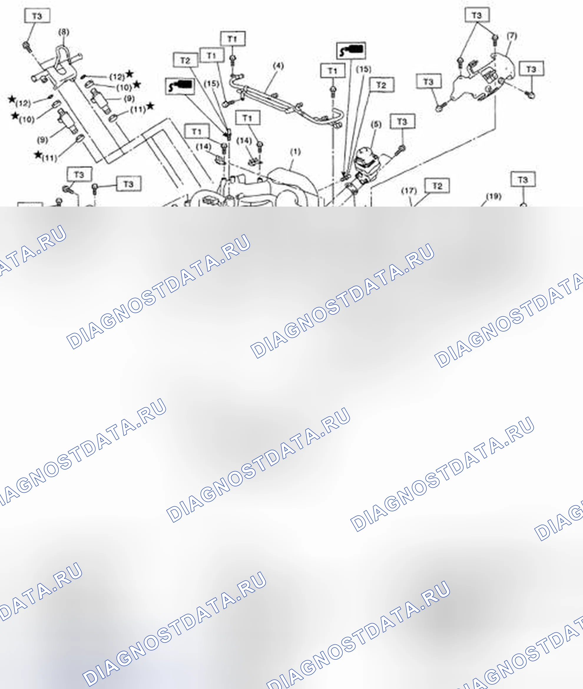 Рис. 97: ВПУСКНОЙ КОЛЛЕКТОР. Subaru Legacy BL/BP рестайлинг