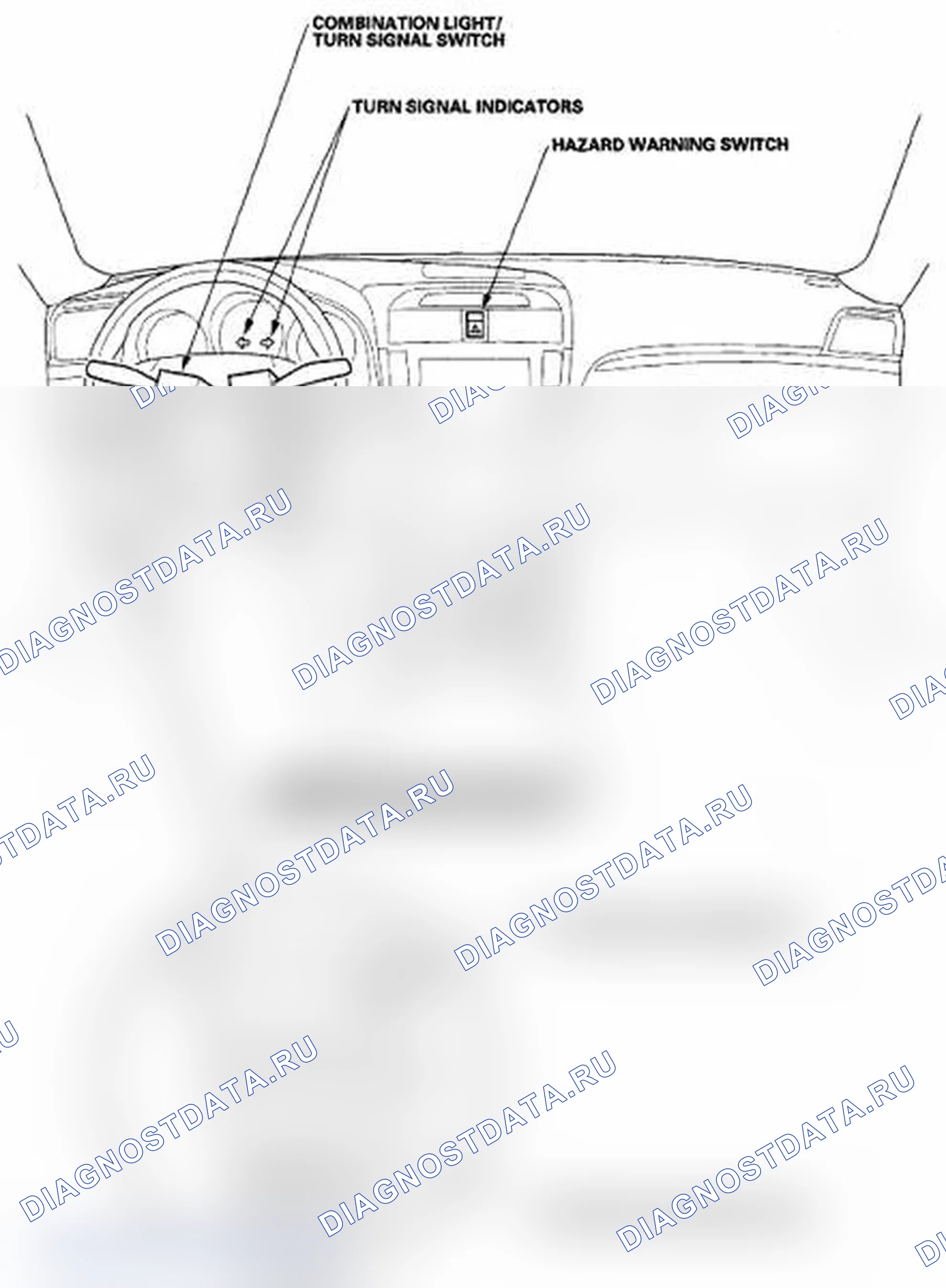 Рис. 1: Указатель расположения компонентов. Acura TL III рестайлинг