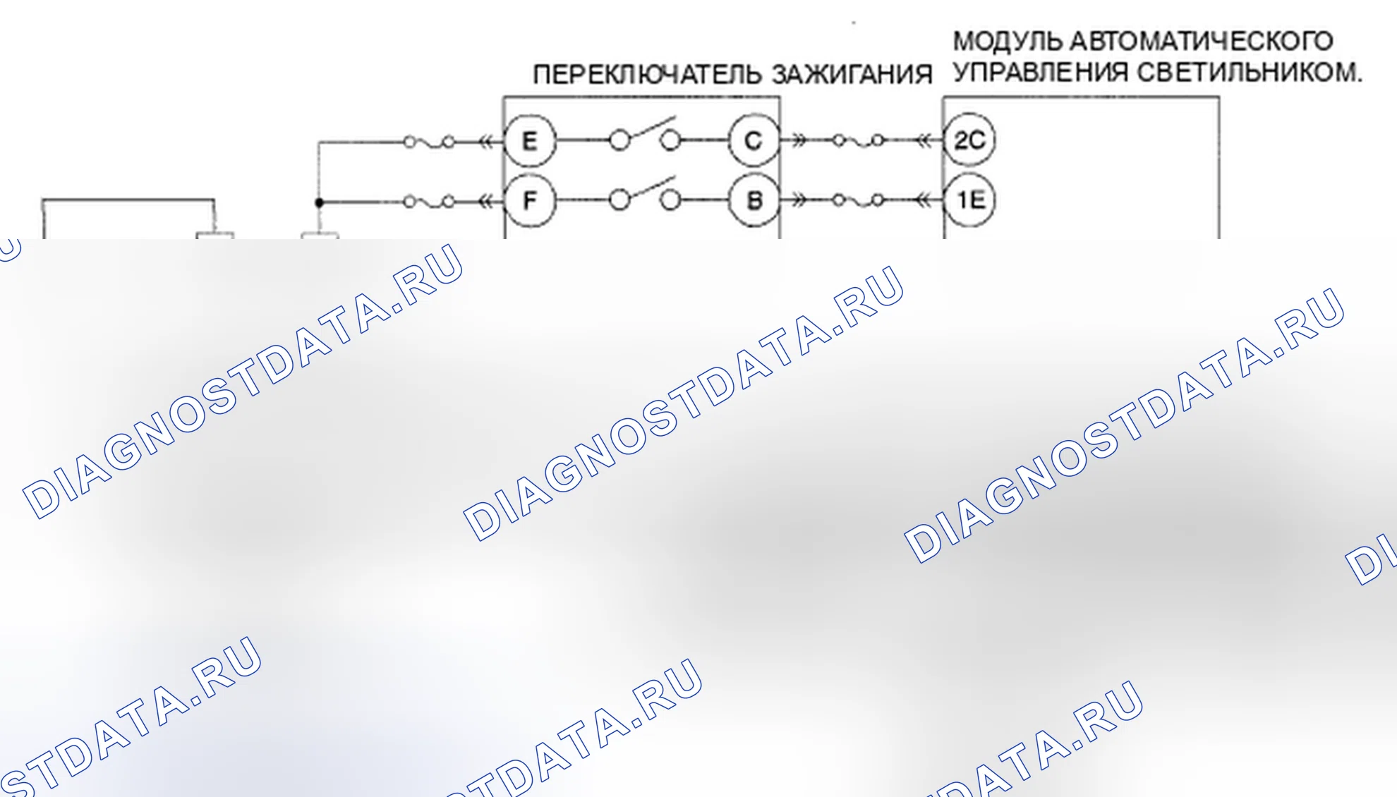 Рис. 43: расшифровка кода ошибки B1318 [МОДУЛЬ АВТОМАТИЧЕСКОГО УПРАВЛЕНИЯ ОСВЕЩЕНИЕМ / СТЕКЛООЧИСТИТЕЛЯМИ]. Mazda CX-9 I