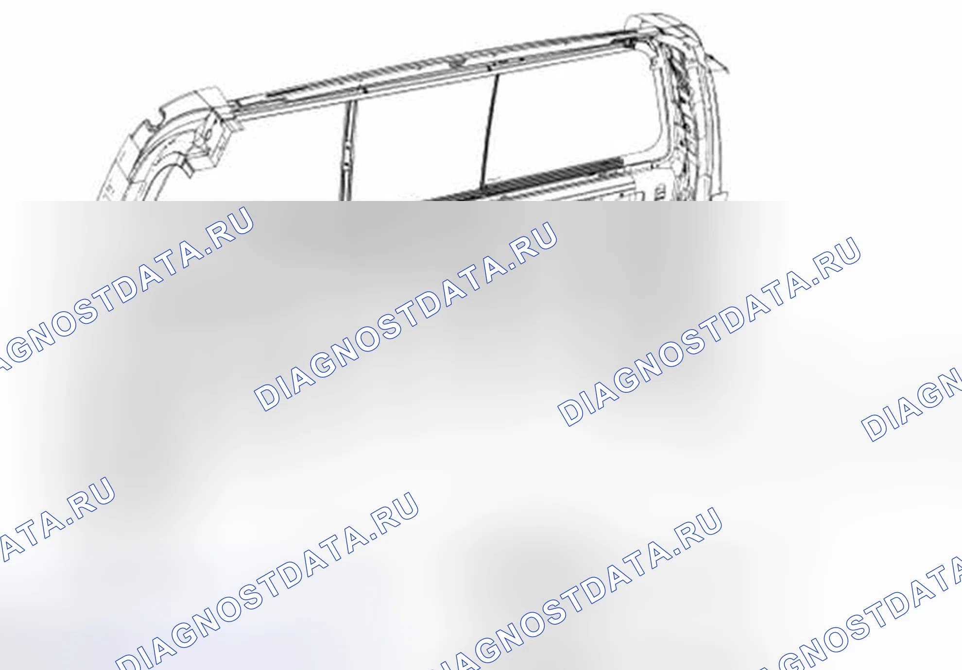 Рис. 67: Оконный регулятор и двигатель. Ford Pickup F250 Super Duty II