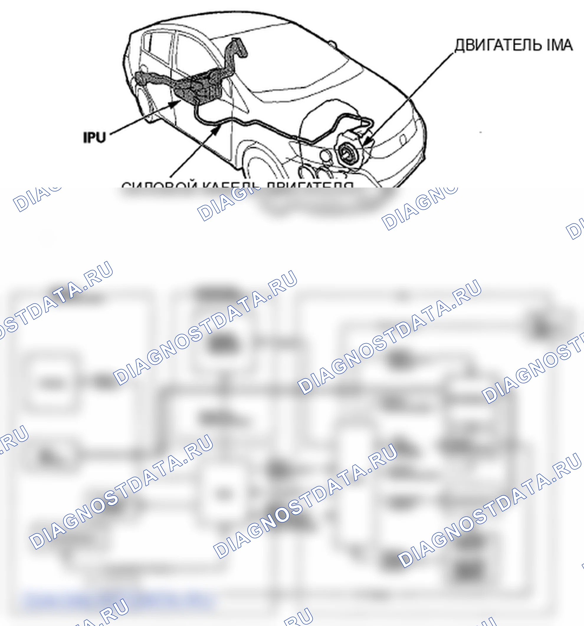 Рис. 10: Система IMA. Honda Insight ZE2