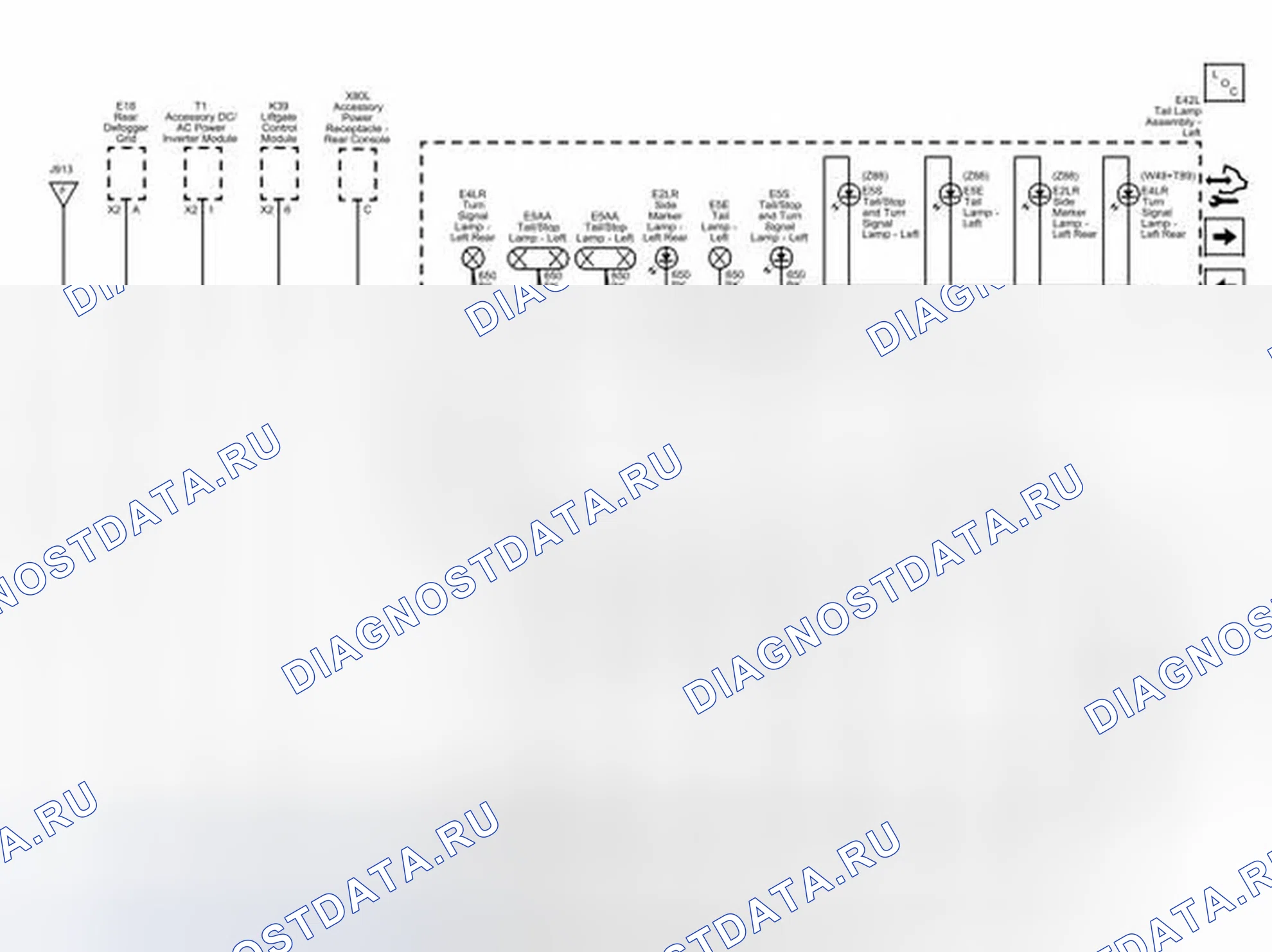Рис. 107: G401 (1 из 2). GMC Acadia I рестайлинг