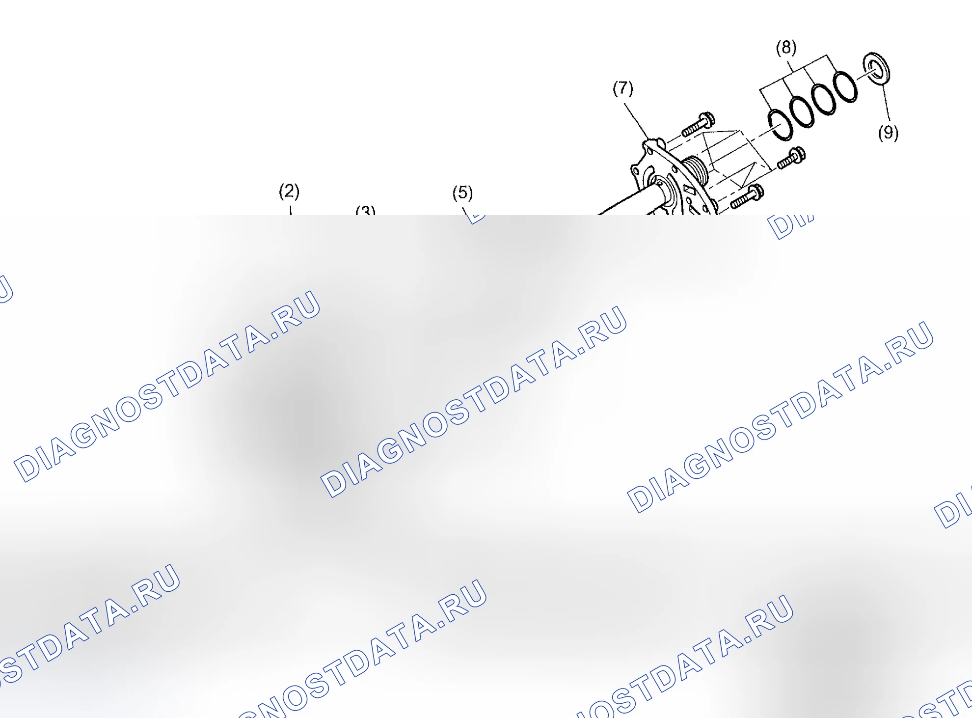 Рис. 716: КОНСТРУКЦИЯ. Subaru Impreza GD/GC/GG рестайлинг