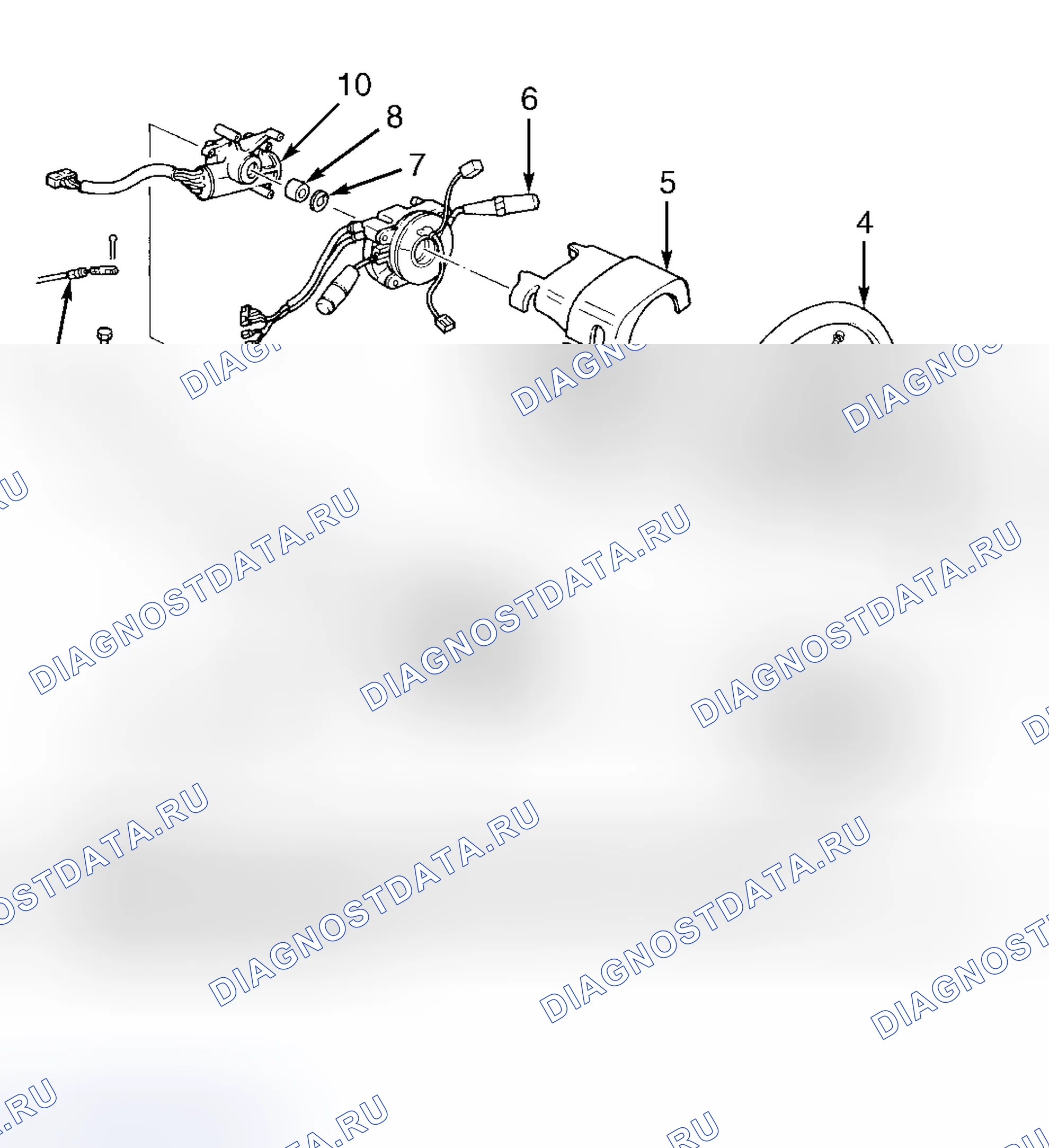 Рис. 10: ВЫКЛЮЧАТЕЛЬ ЗАЖИГАНИЯ. Geely Coolray I
