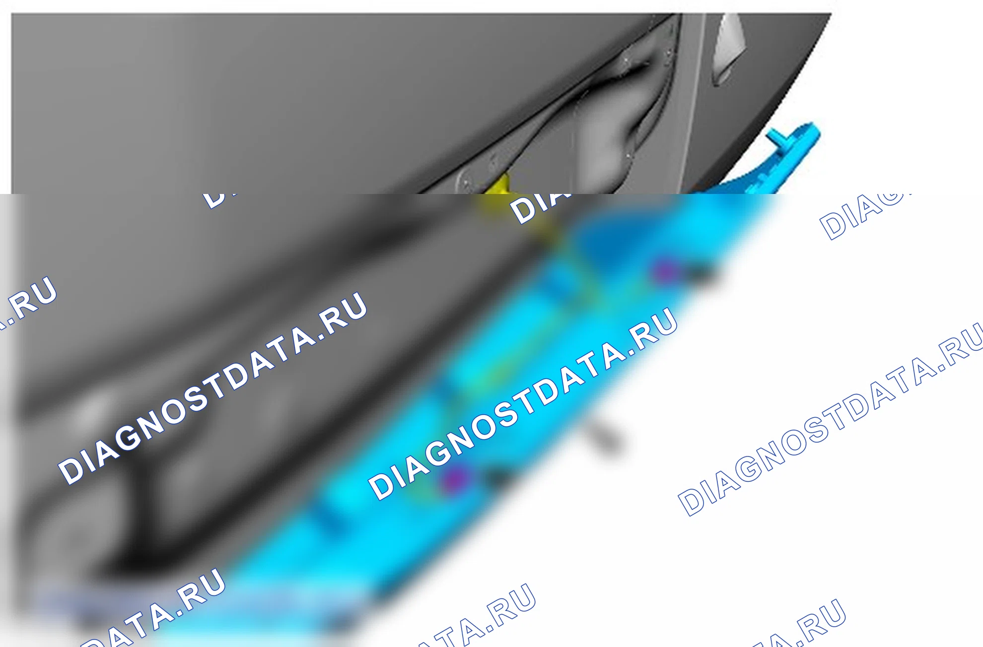 Как снять и установить молдинг задней двери. Ford Transit VIII