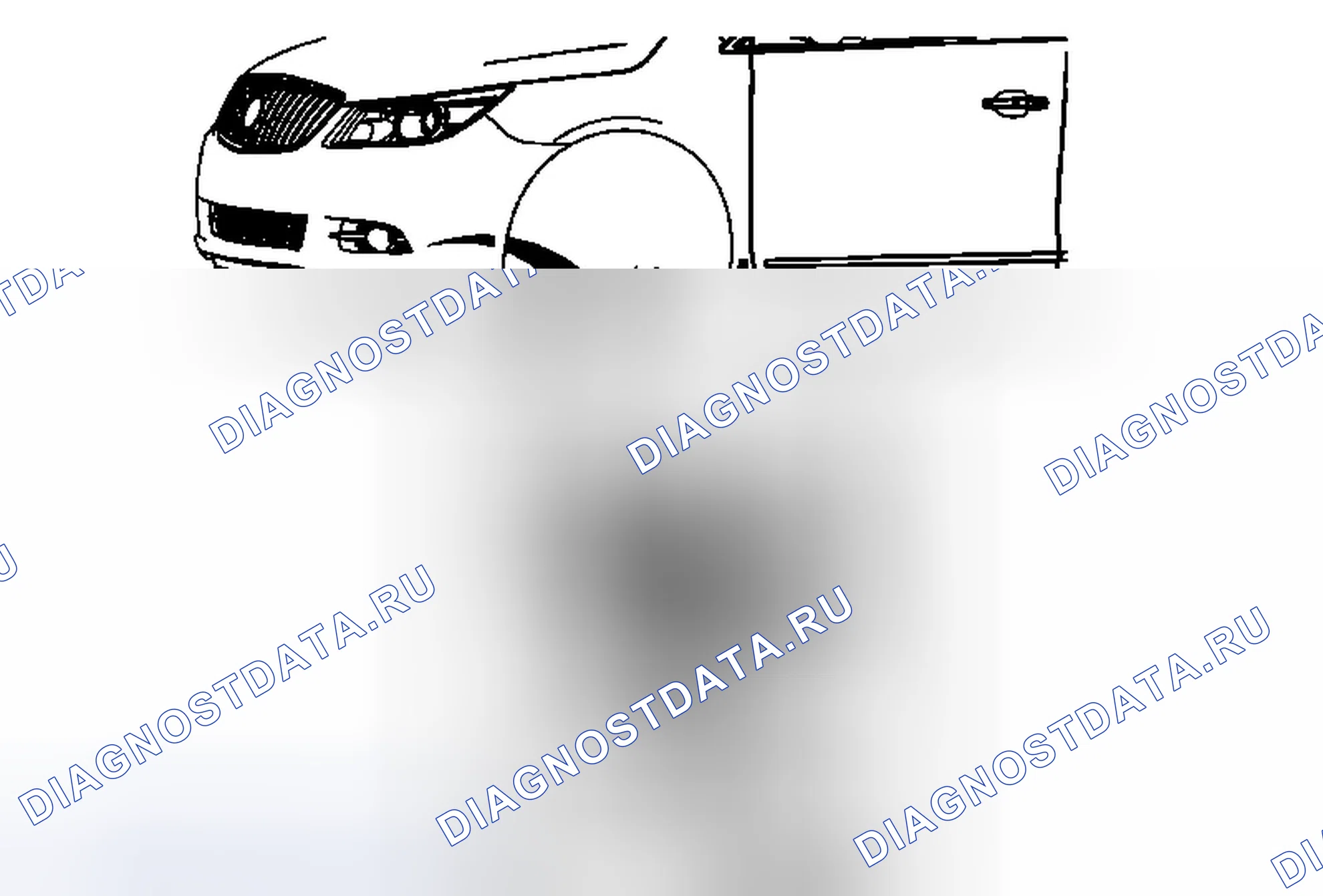 Рис. 47: Замена лампы передней противотуманной фары. Buick Regal V