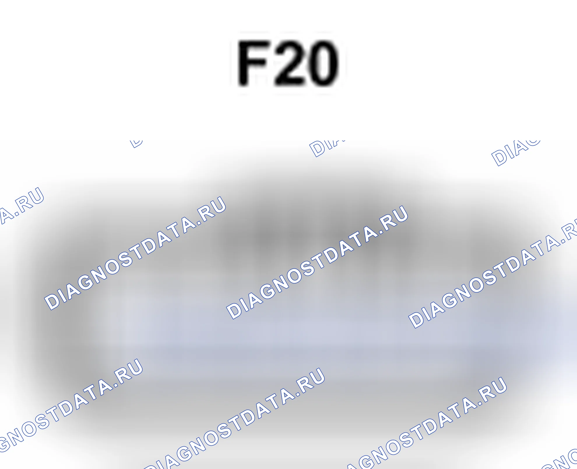 Рис. 501: Вид с торца разъема усилителя стереокомпонента (F20). Toyota Camry XV40