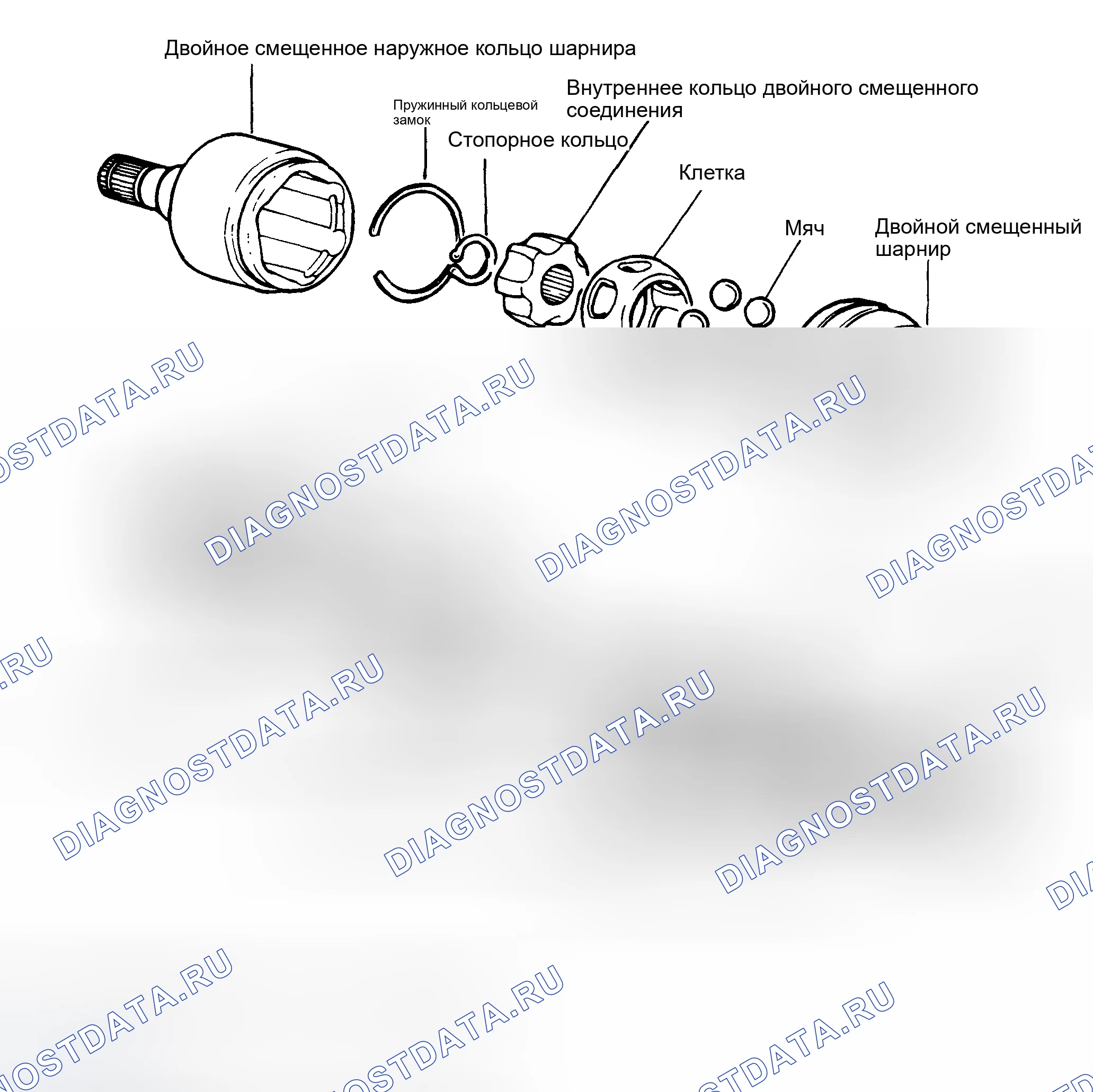 Рис. 32: КОМПОНЕНТЫ. Hyundai Santa Fe I