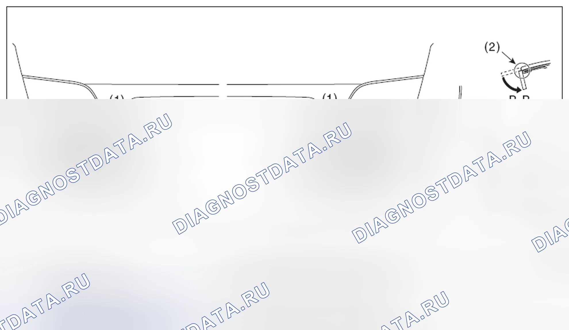 Рис. 190: БУКВЕННЫЙ ЗНАК. Subaru Legacy BM/BR рестайлинг
