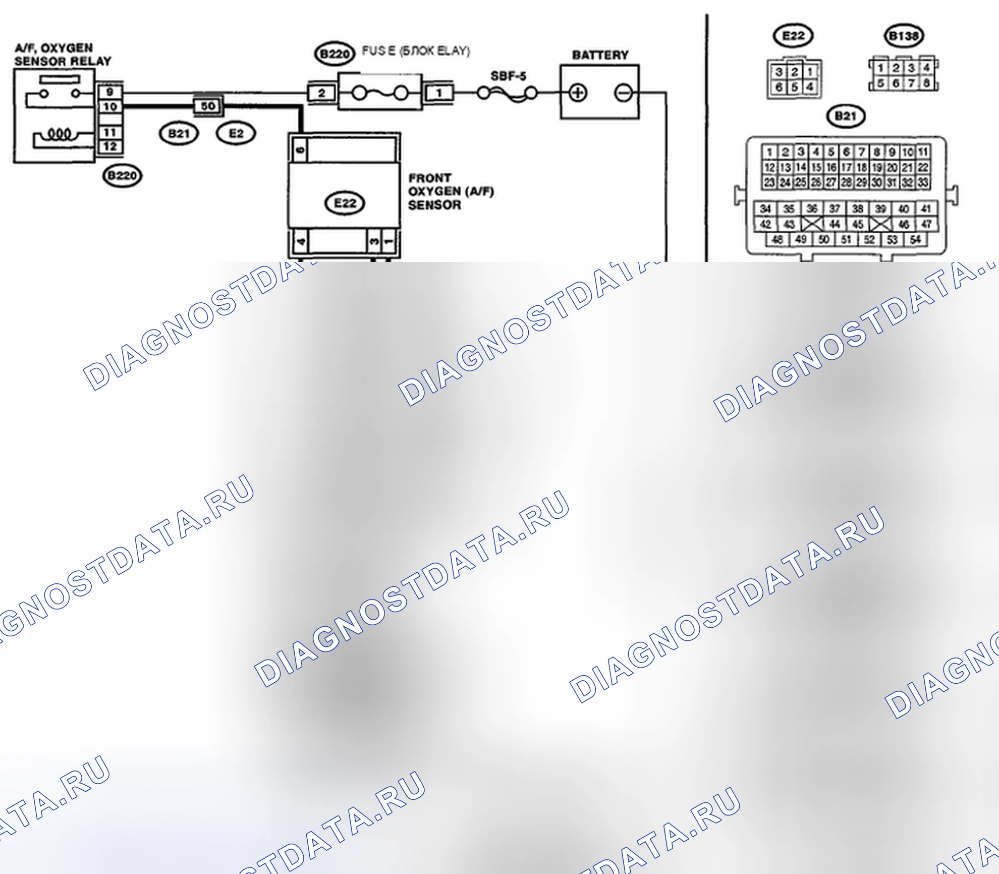 Рис. 41: электросхема. Subaru Impreza WRX GH