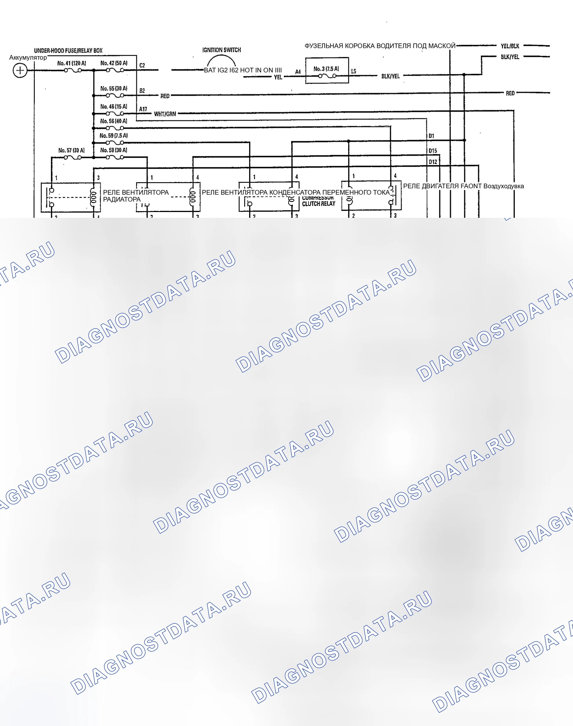 Рис. 12: Принципиальная схема. Honda Pilot I