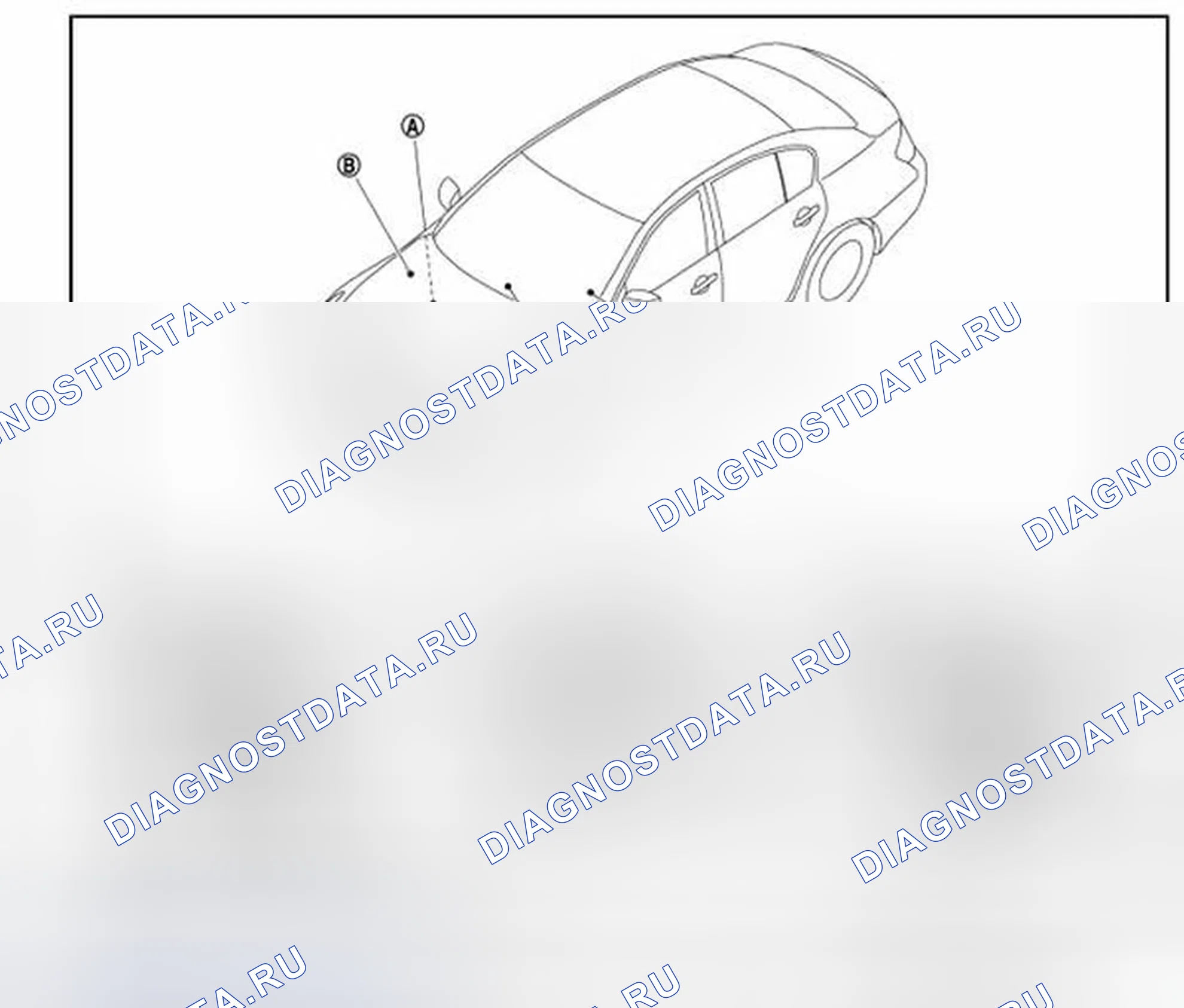 Рис. 173: Расположение компонентов. Infiniti G37 IV рестайлинг