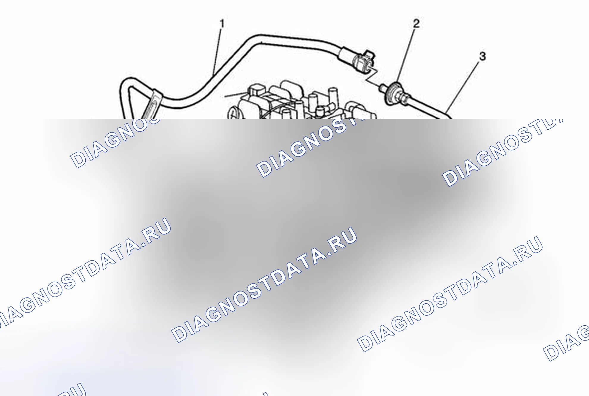 Рис. 168: Верхняя часть компонентов двигателя - рециркуляция отработавших газов (4.8L / 5.3L / 6.0L). GMC Sierra 3500 GMT800 early