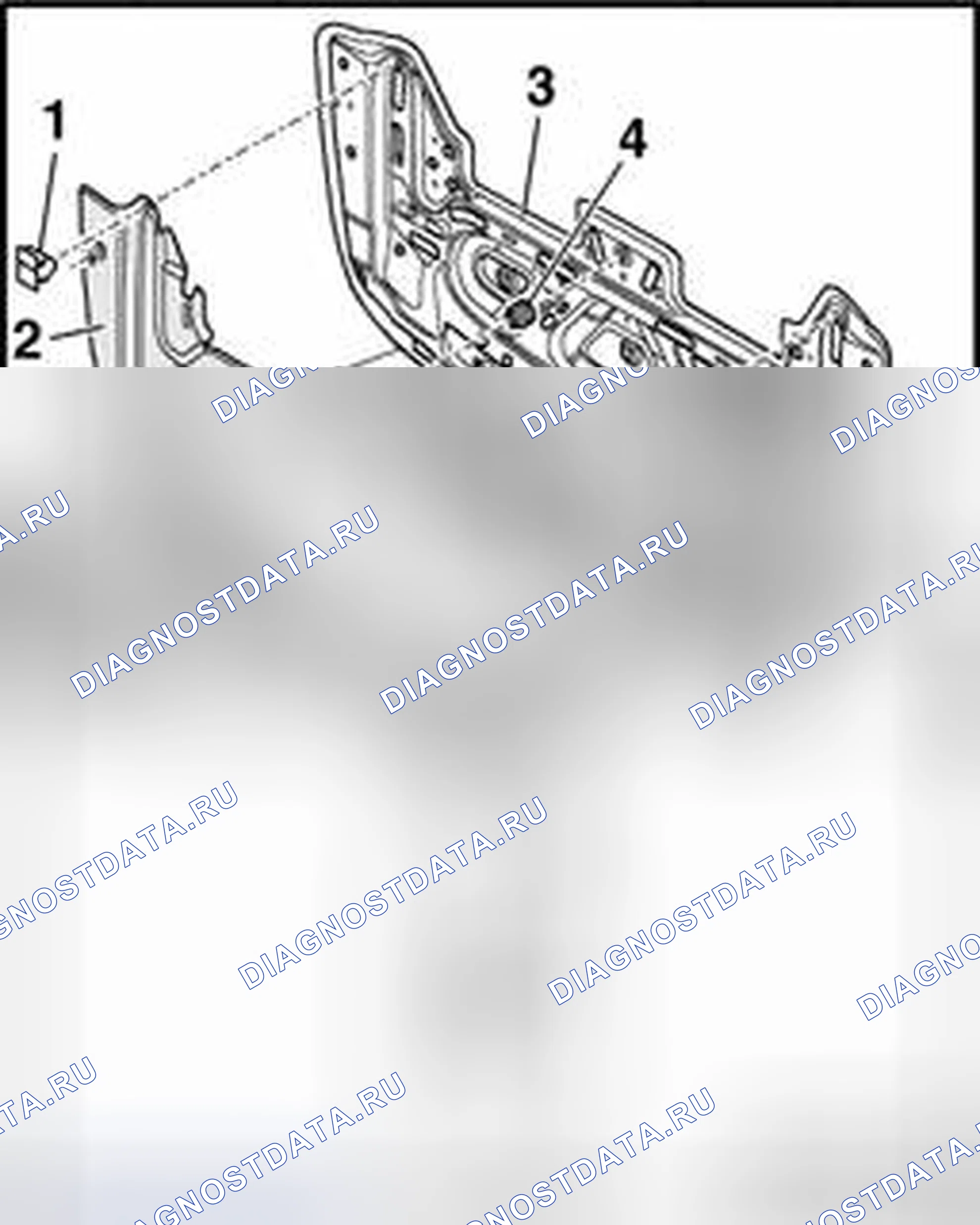 Рис. 349: складная изоляция крышки верхнего отсека, снятие и установка. Audi S4 B6
