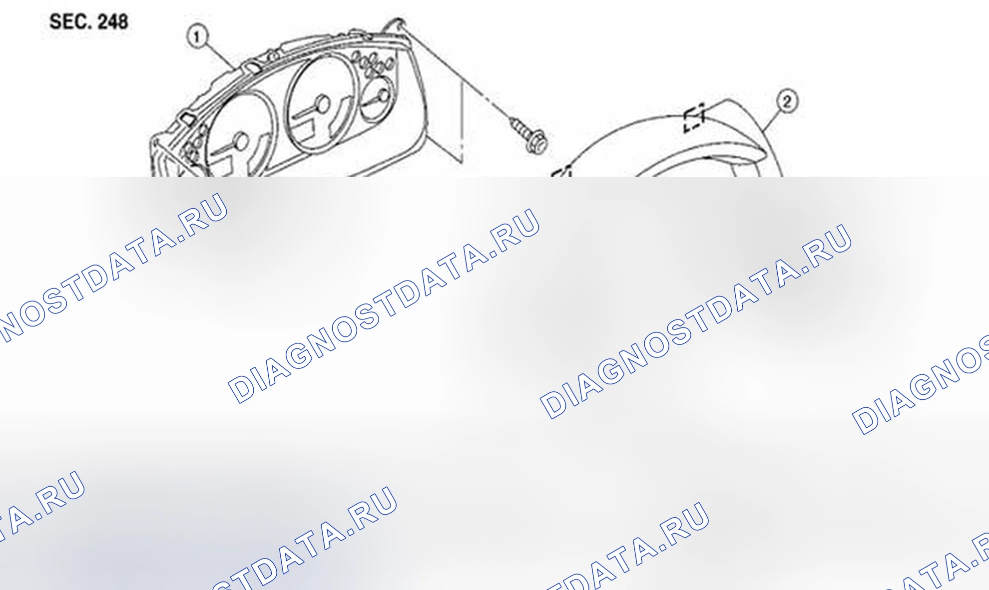 Рис. 44: КОМБИНИРОВАННЫЙ ИЗМЕРИТЕЛЬ. Suzuki Equator I