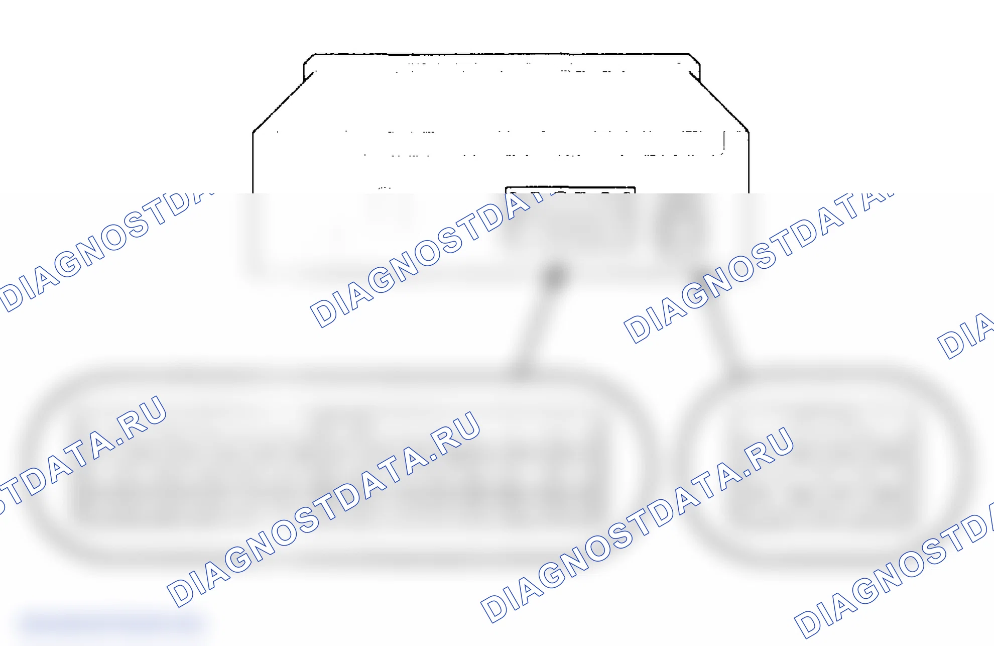 Рис. 46: Входы и выходы разъема блока DVD-проигрывателя. Honda Odyssey II