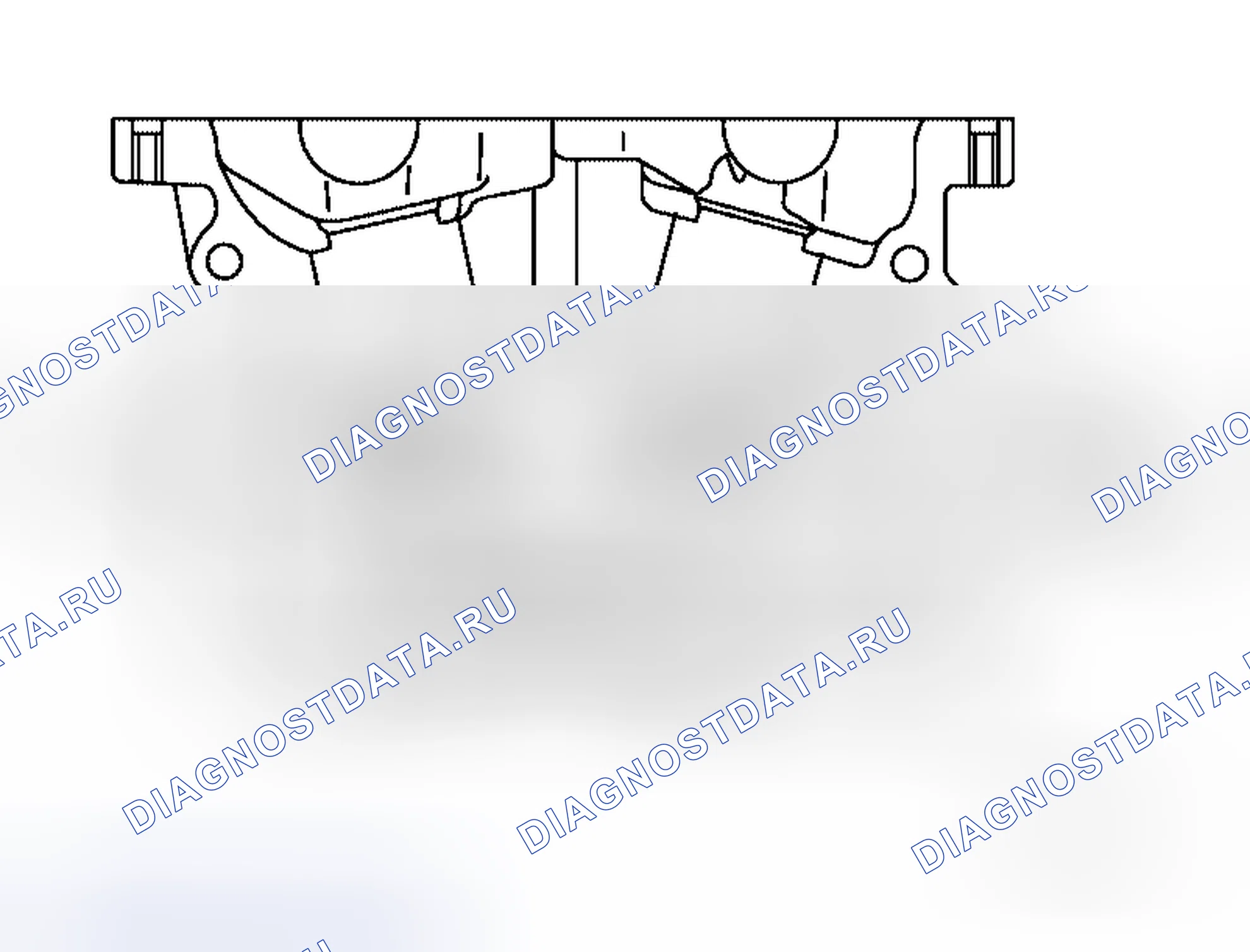 Рис. 243: Направляющая клапана. Honda Odyssey I
