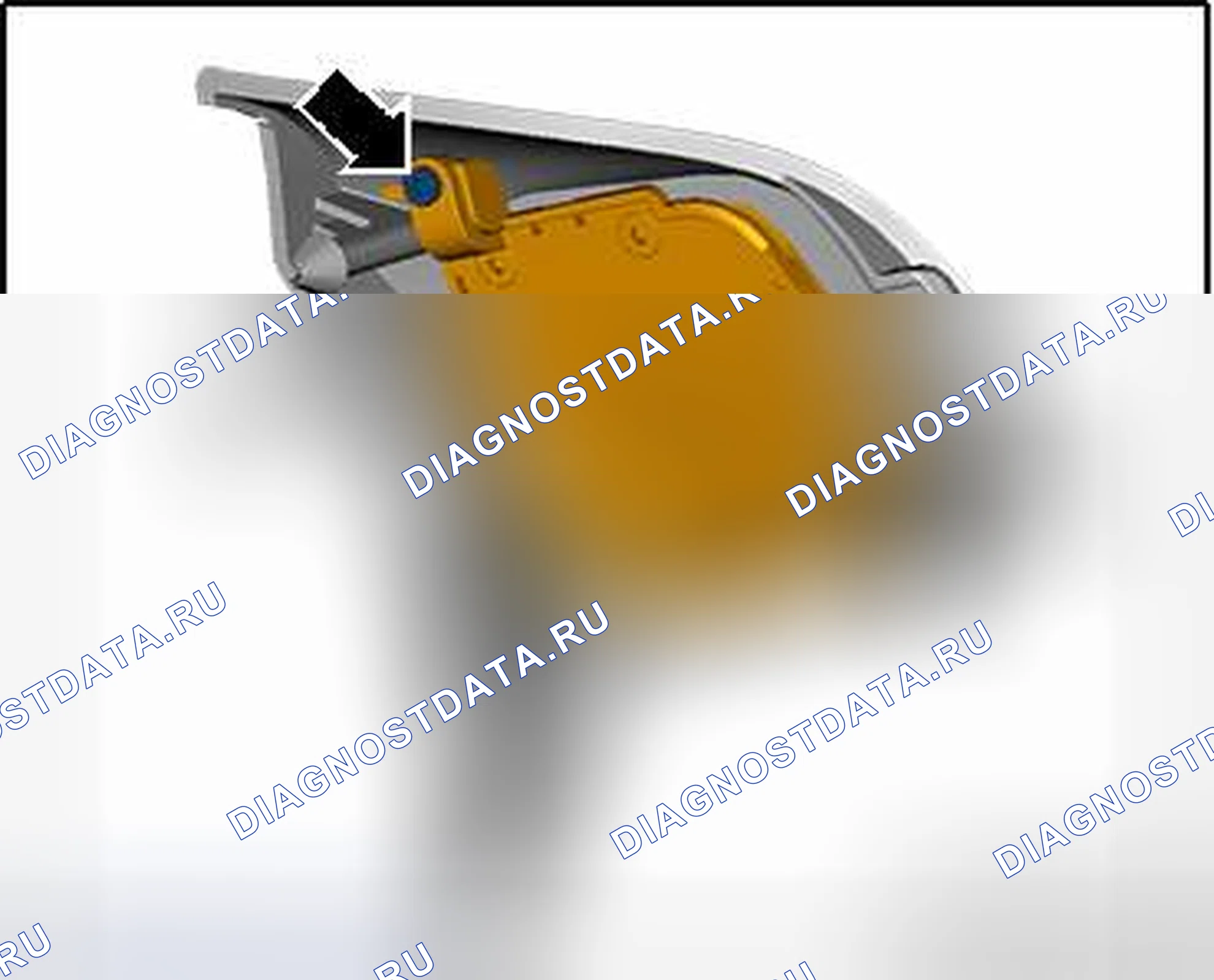 Рис. 82: ЭЛЕМЕНТ ПЕРЕКЛЮЧАТЕЛЯ МФК. Volkswagen Touareg II