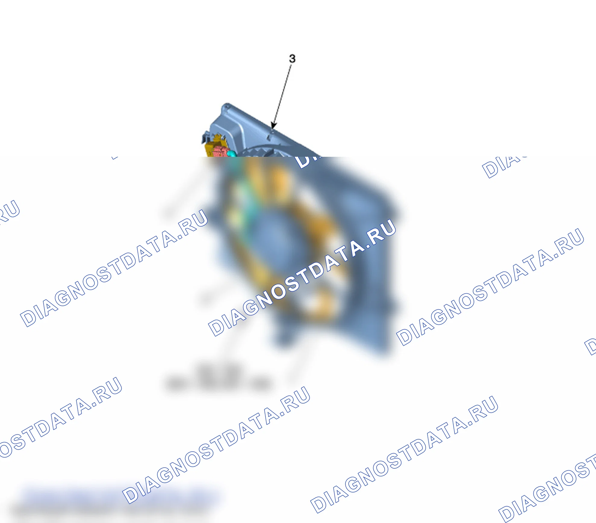 Детали вентилятора охлаждения. Hyundai i20 GB