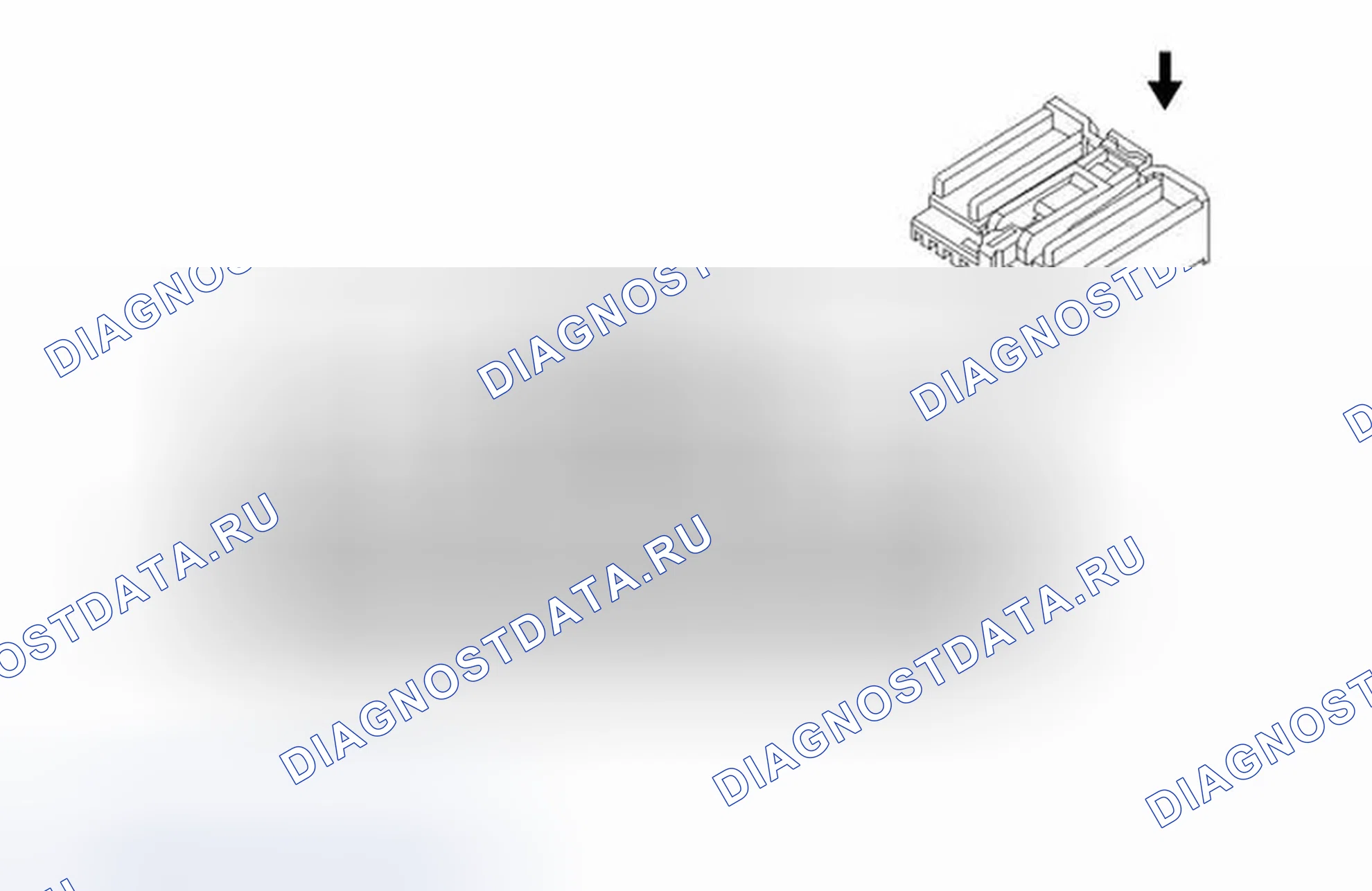 Рис. 433: Сигнал поворота / многофункциональный переключатель X2. GMC Acadia I