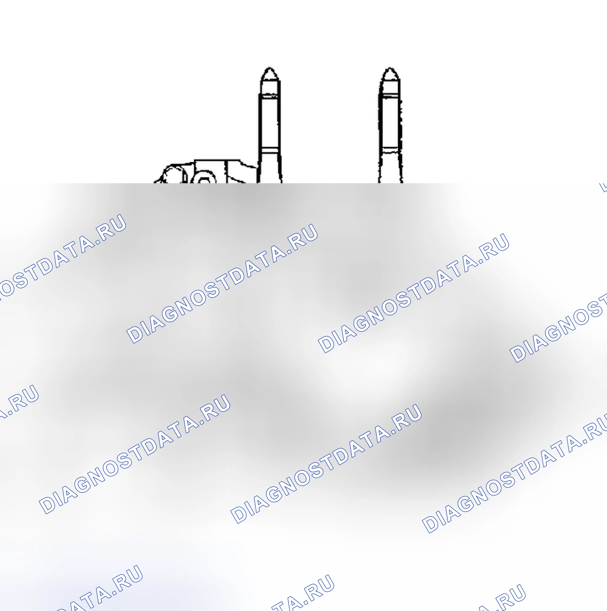 Рис. 76: > > E < < КРОНШТЕЙН ОПОРЫ ДВИГАТЕЛЯ, УСТАНОВКА СПРАВА. Mitsubishi Eclipse III