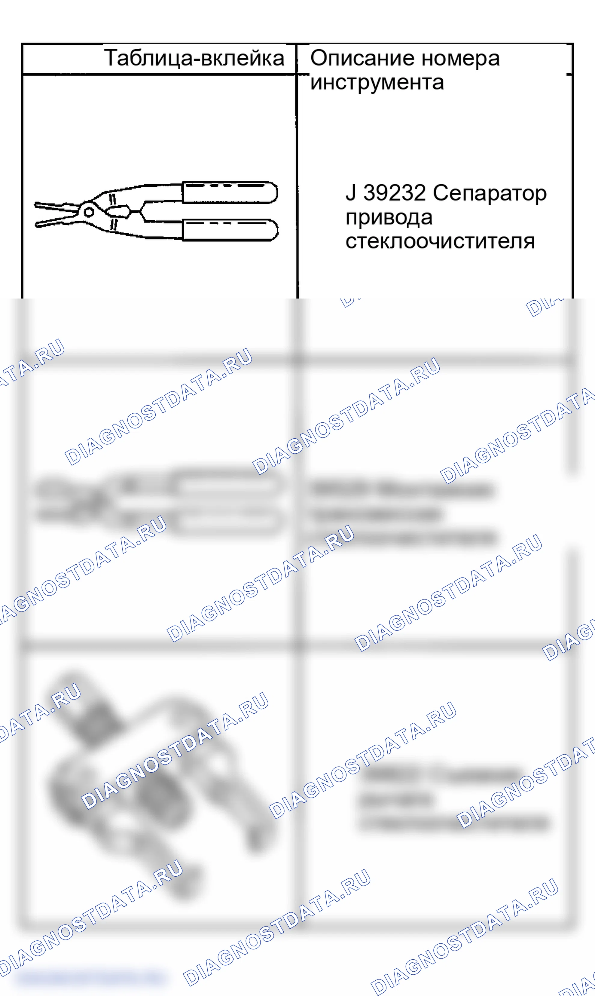 Рис. 3: Специальные инструменты и оборудование. GMC Savana Special G3500 