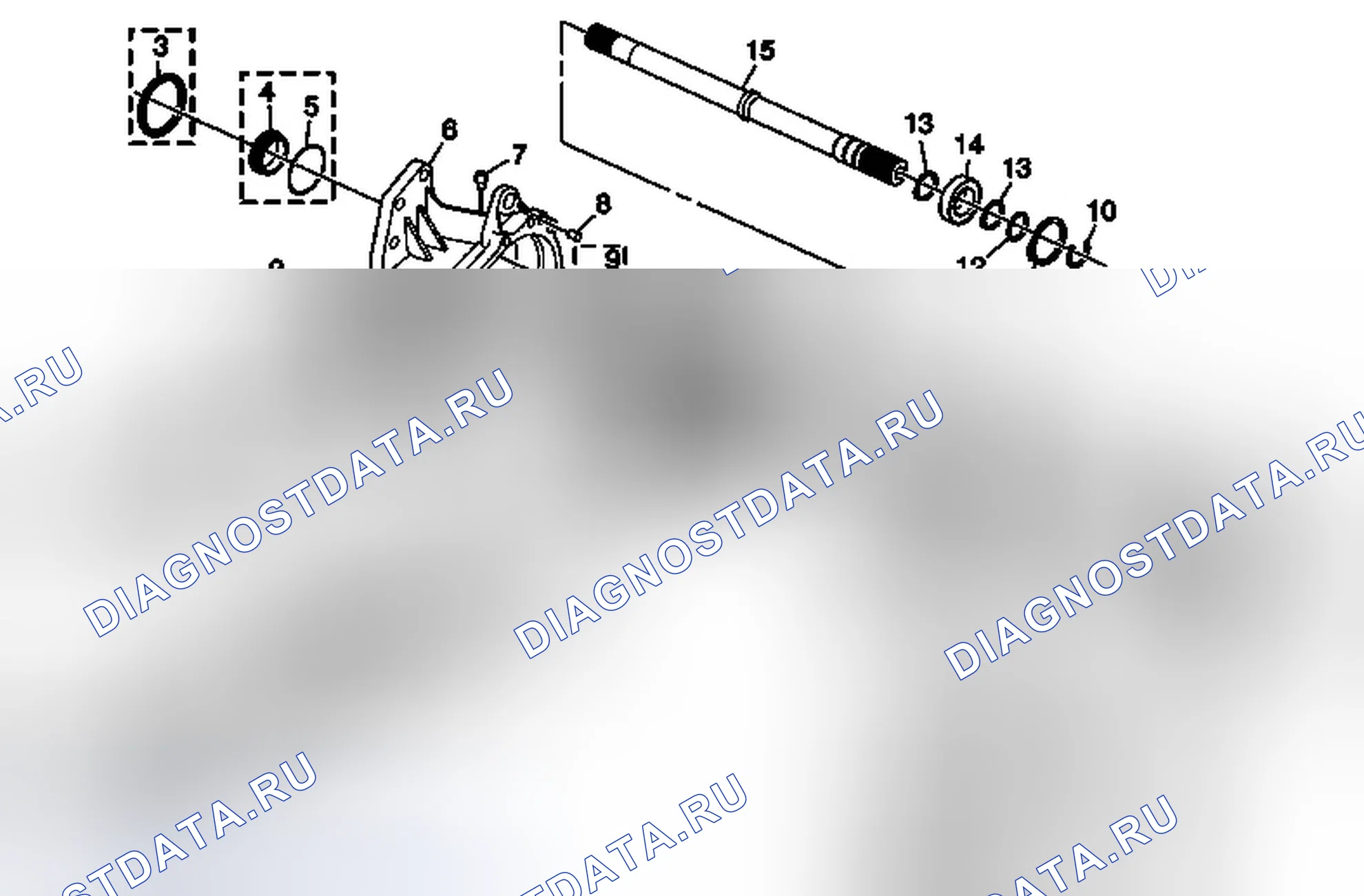 Рис. 23: Раздаточная коробка в разобранном виде. Chevrolet Equinox II