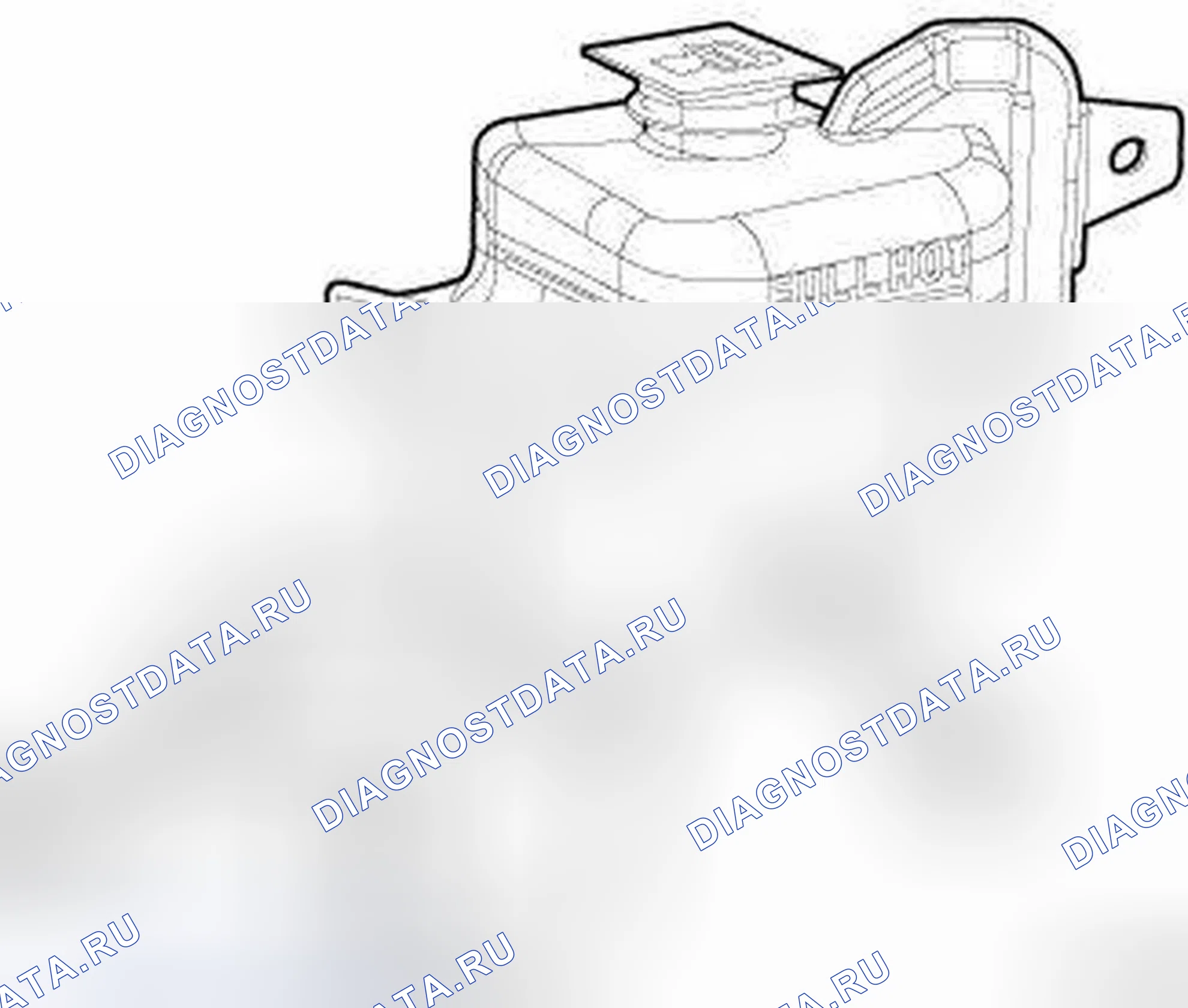 Рис. 17: ПРОВЕРКА УРОВНЯ ОХЛАЖДАЮЩЕЙ ЖИДКОСТИ. Dodge Caliber I рестайлинг