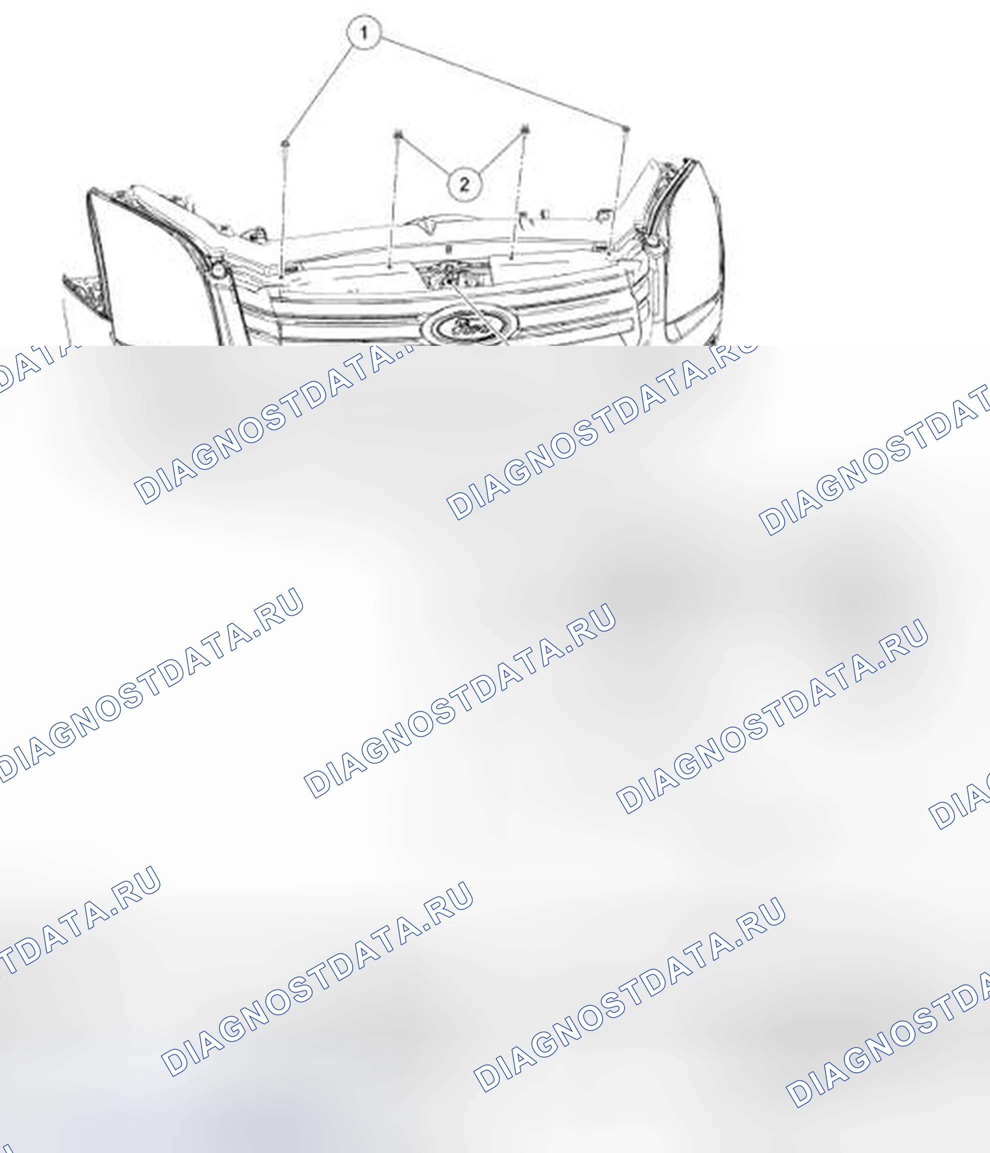 Рис. 133: Датчик силы удара спереди. Lincoln Zephyr US