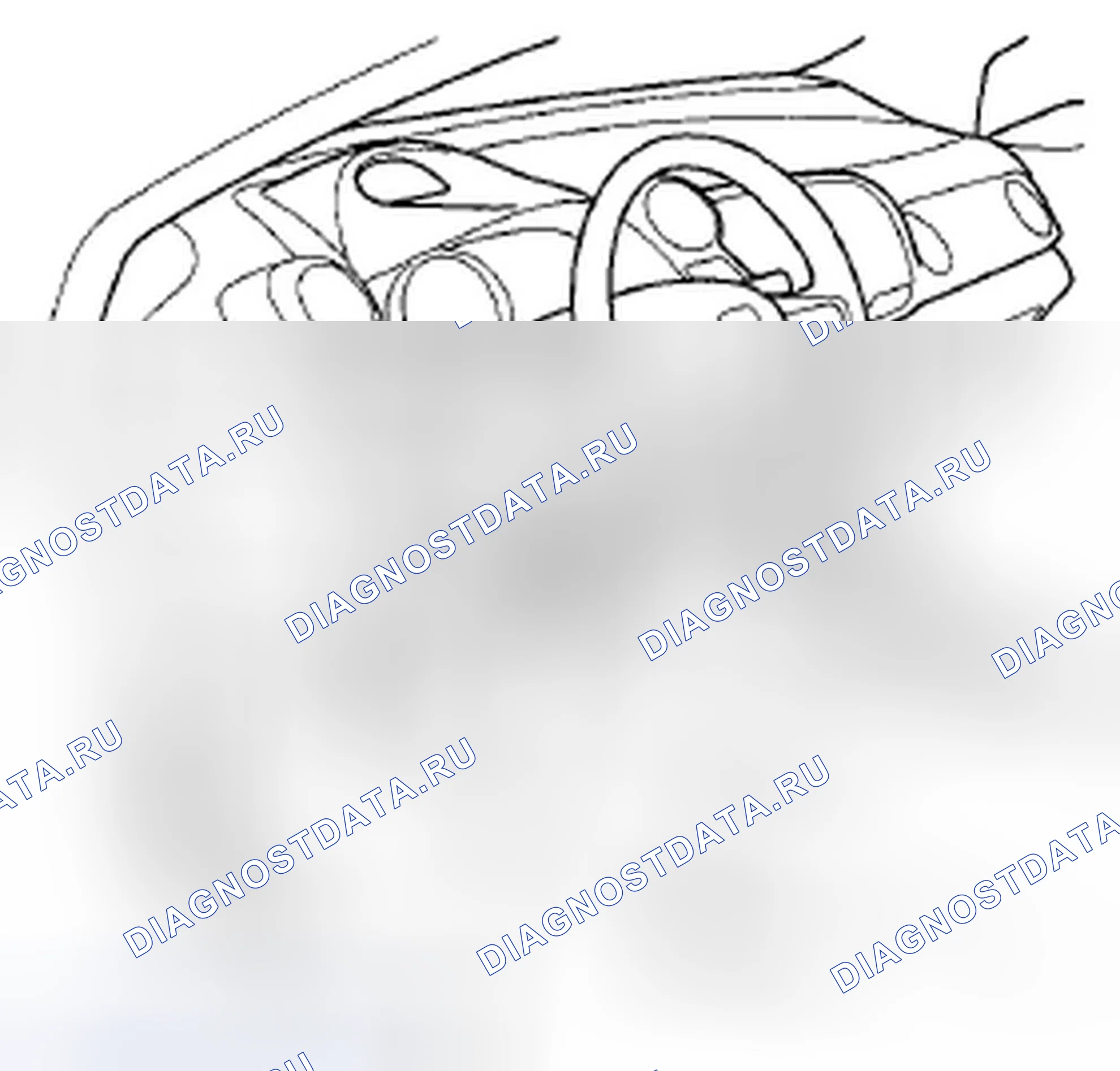Рис. 3: Проверка работы датчика положения сиденья водителя. Honda Insight ZE2 рестайлинг