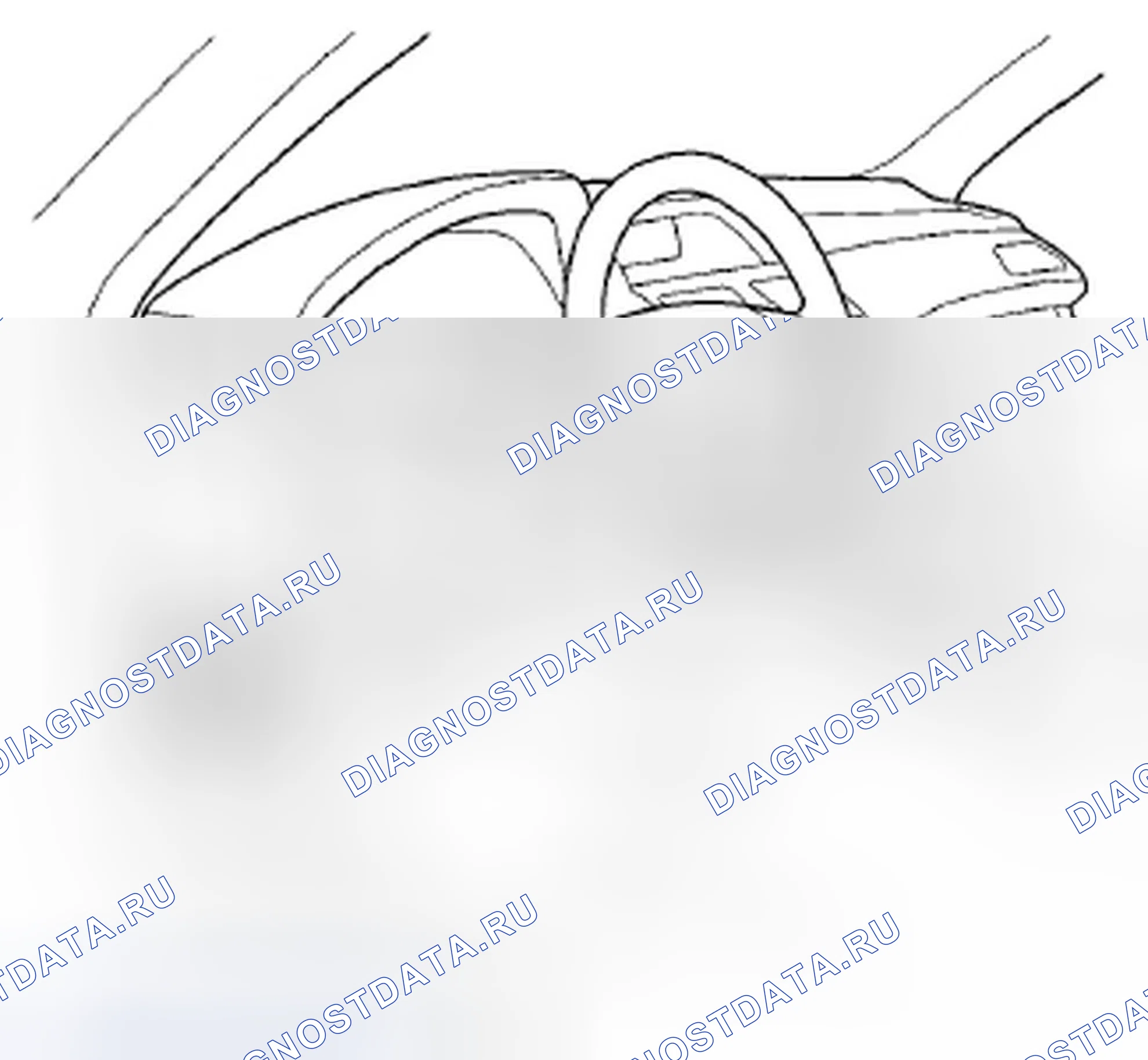 Рис. 179: Запоминание нейтрального положения датчика VSA. Honda Crosstour I