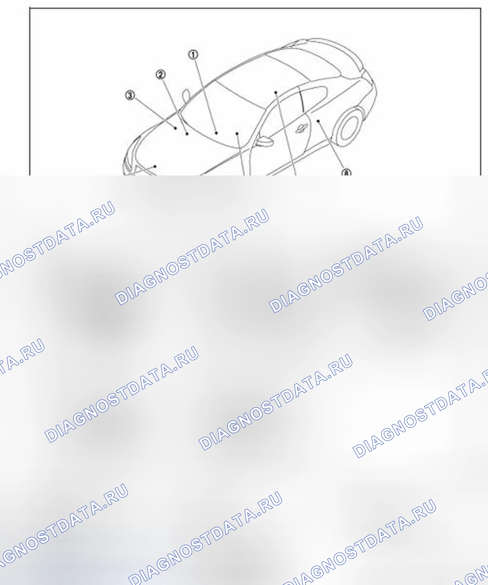Рис. 9: ODO / TRIP METER: Расположение компонентов. Infiniti G37 IV рестайлинг