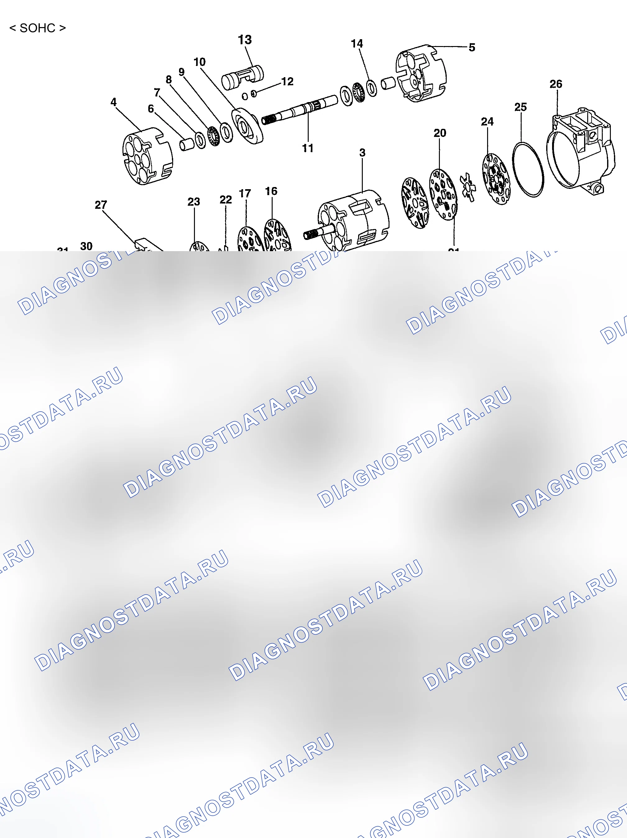 Рис. 13: КОМПОНЕНТЫ. Hyundai Accent II