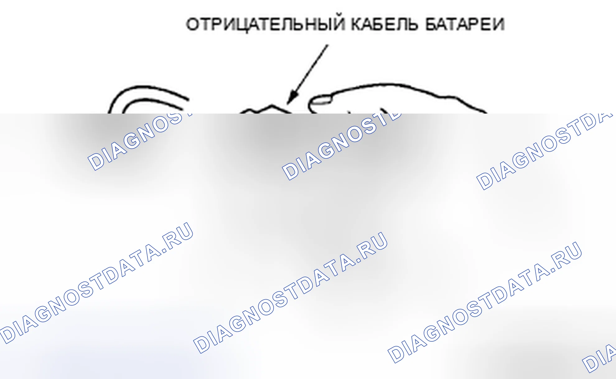 Рис. 10: Кабель аккумуляторной батареи. Mazda RX-8 I рестайлинг