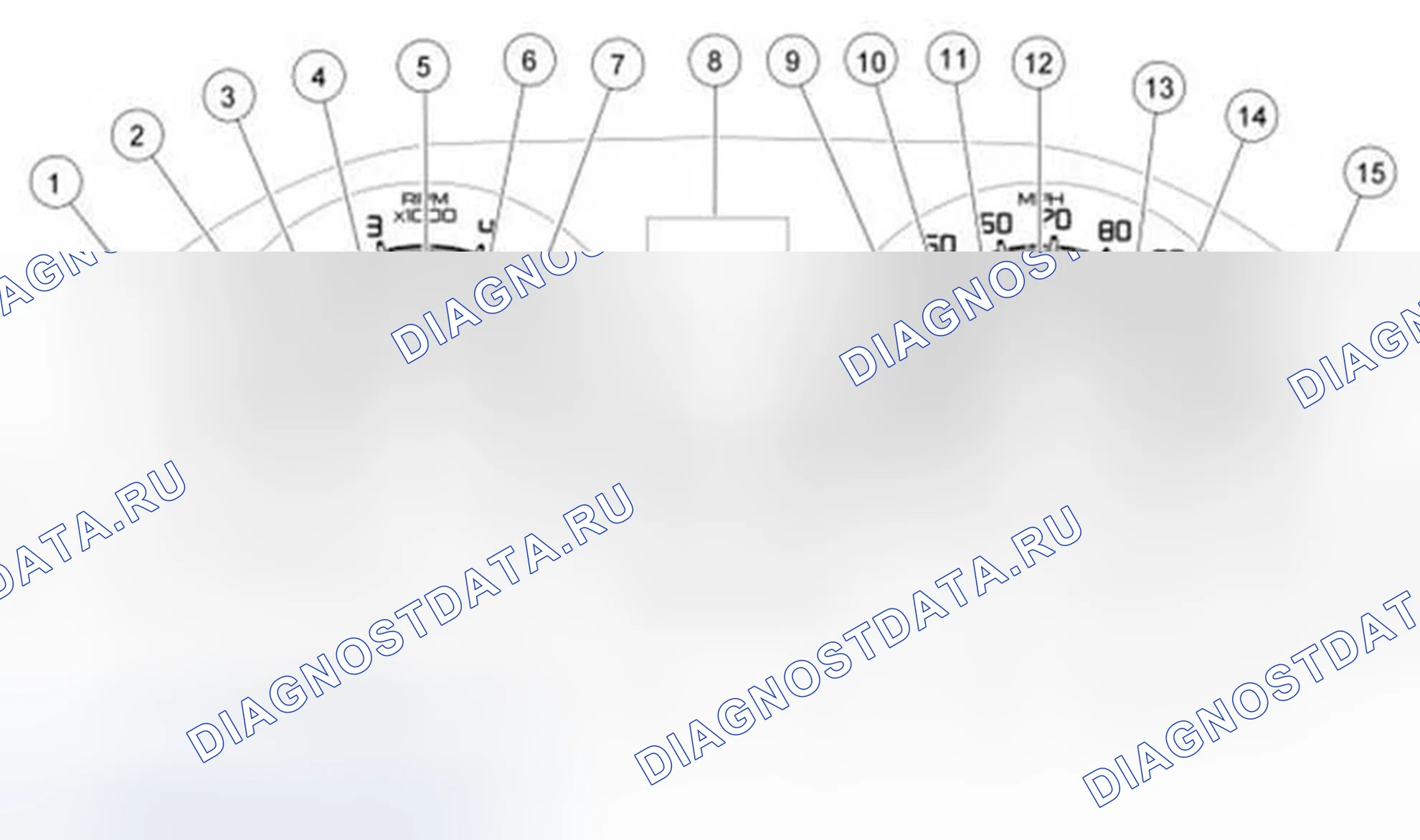 Рис. 1: Панель приборов (IPC). Ford Fiesta Mk6
