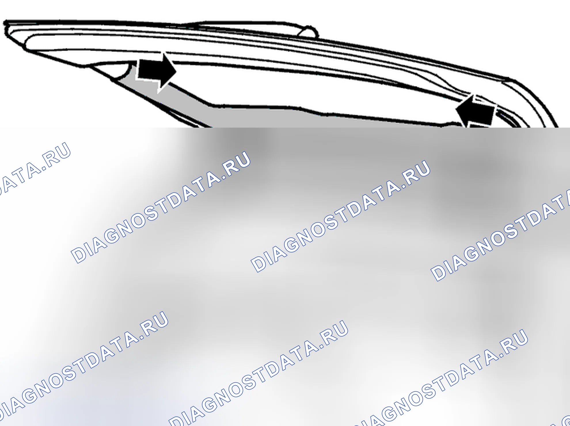 Рис. 379: Снятие панели двери багажника. Volvo V70 II