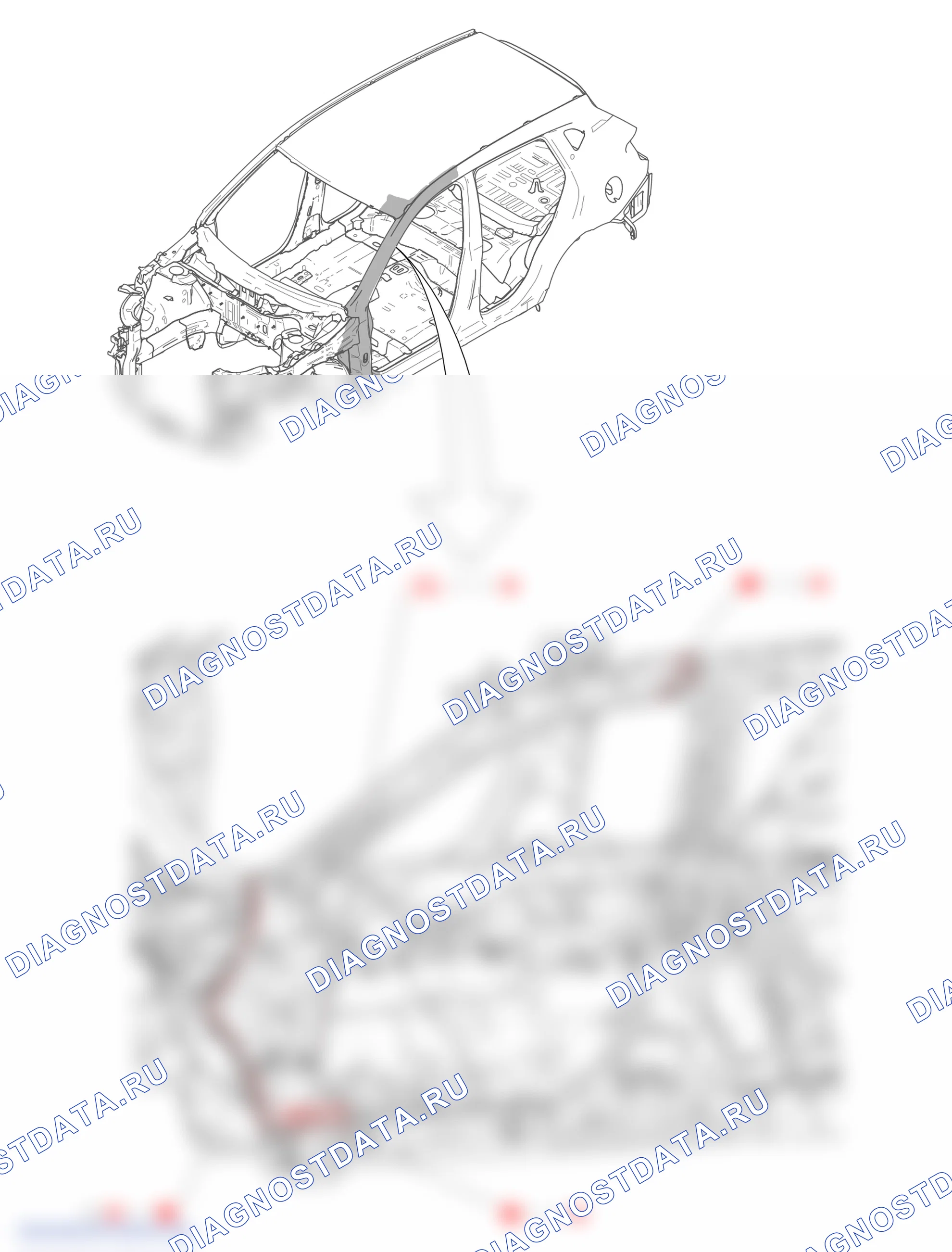 Узел внутренней плиты колонны A — Haval H2. Haval H2 I