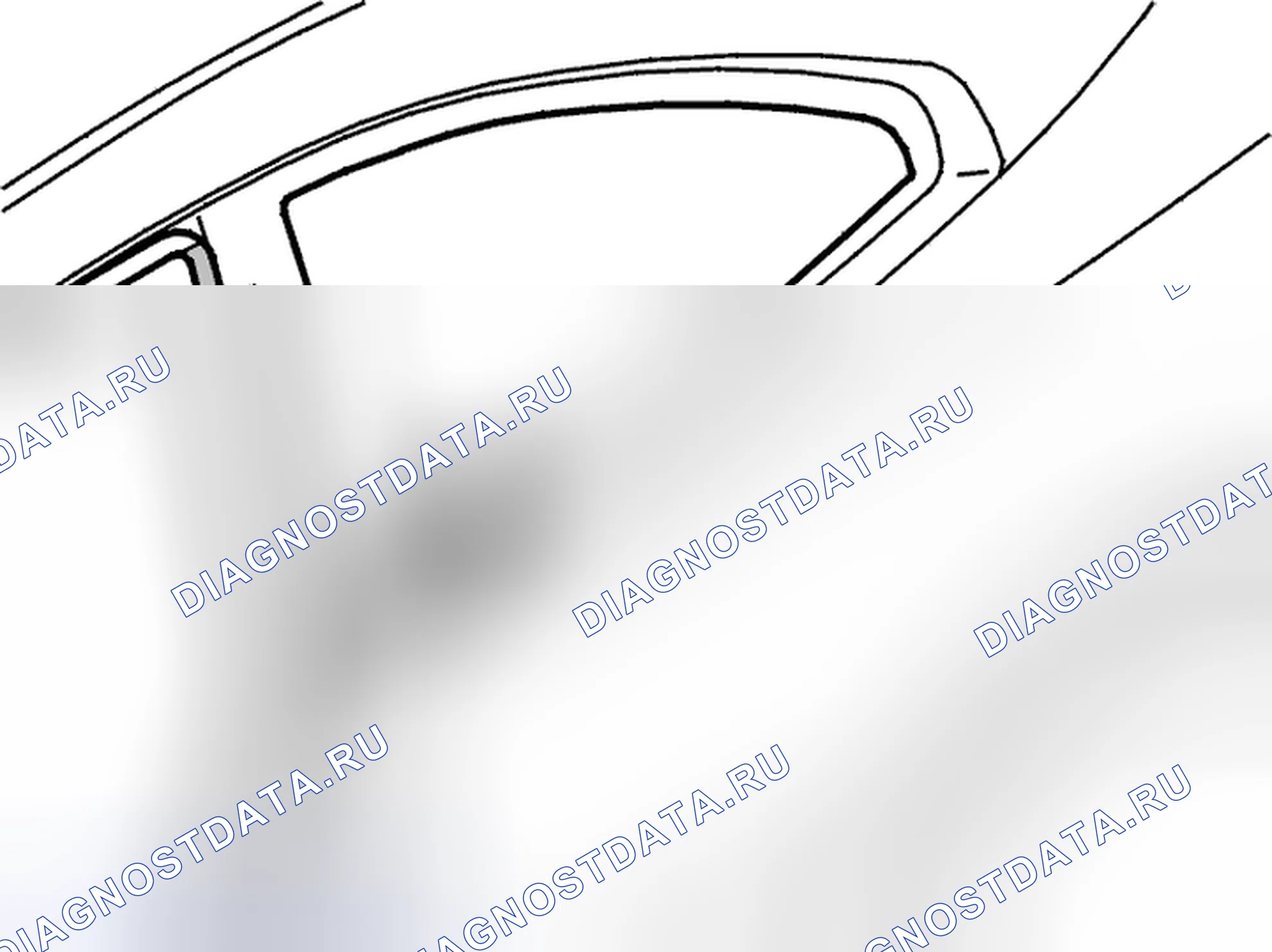 Рис. 38: Удаление полоски ткани. Volvo C70 I