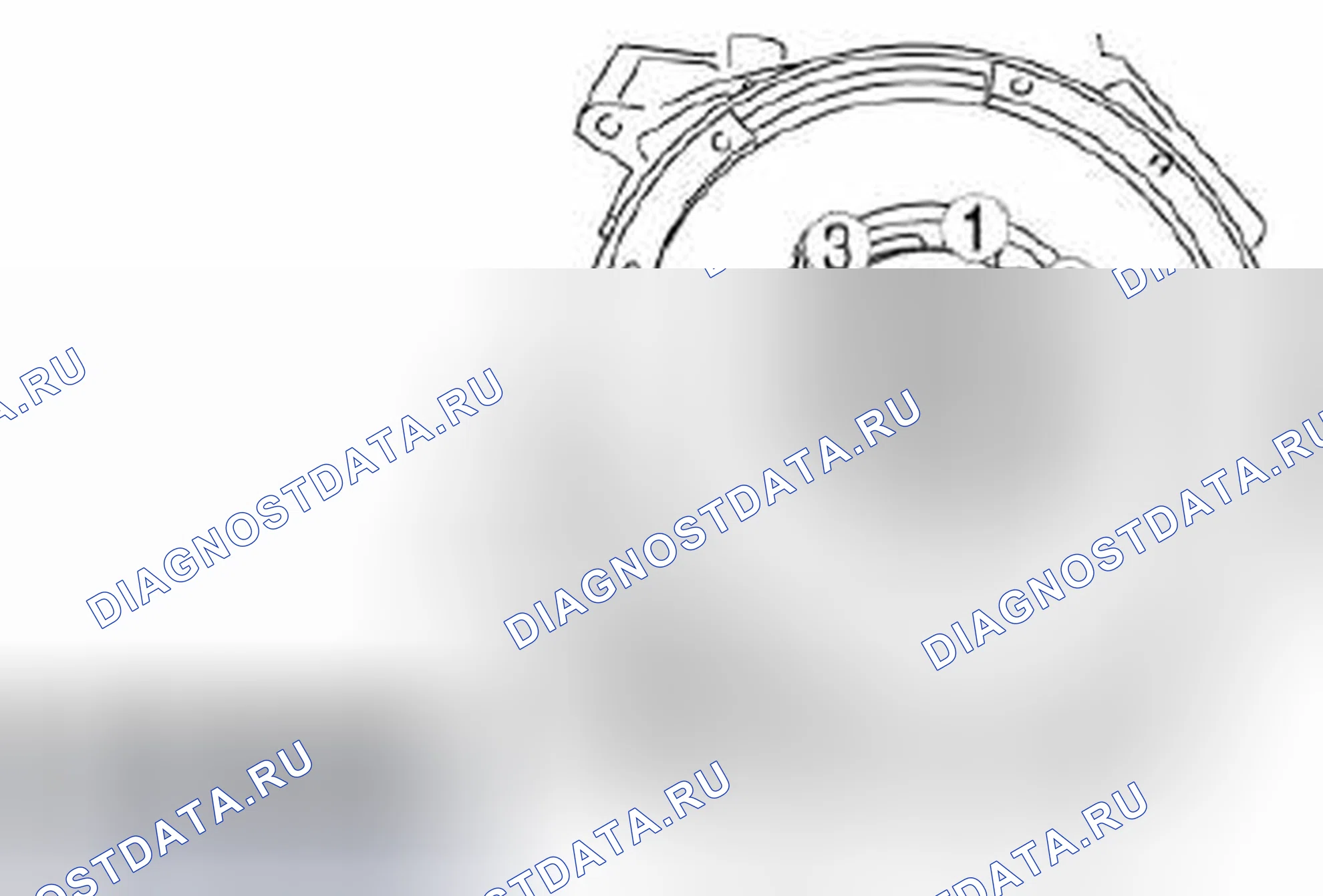 Рис. 152: Примечания по монтажу маховика. Mazda 3 BL рестайлинг